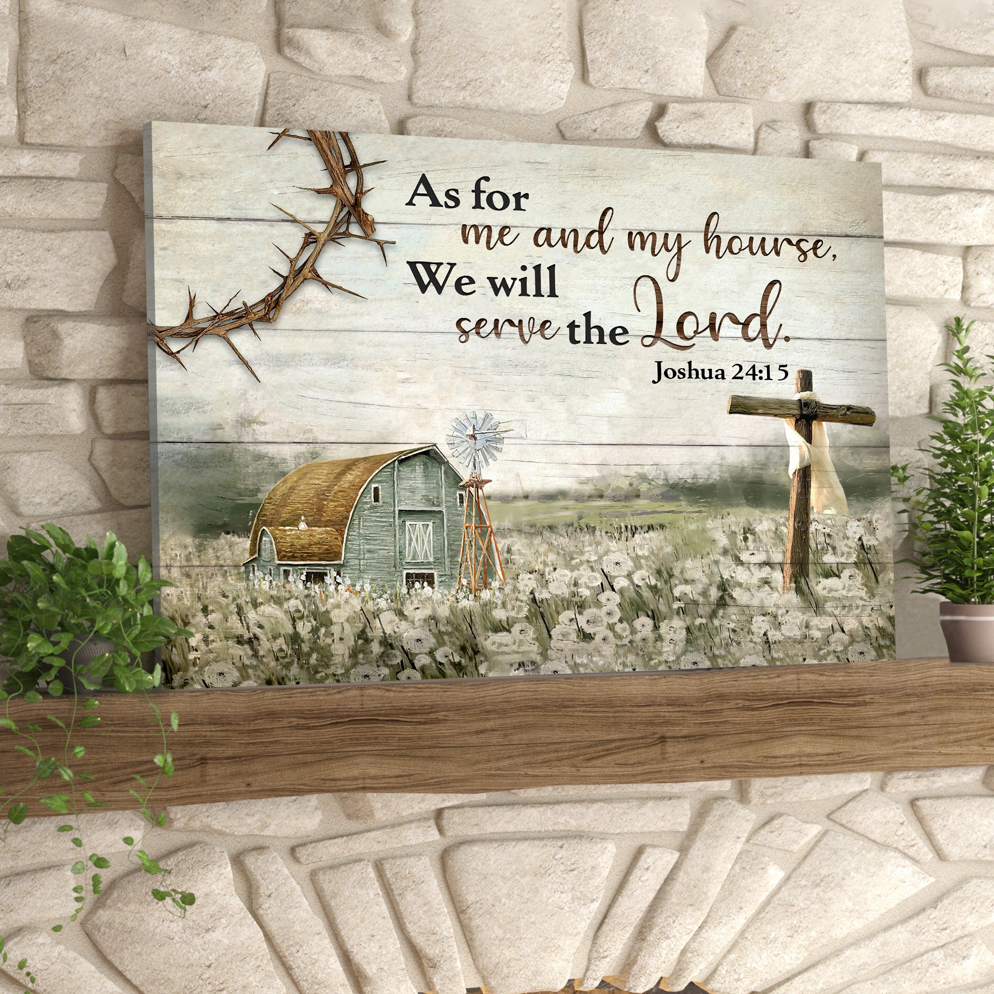 As For Me And My House We Will Serve The Lord  - Nsd99