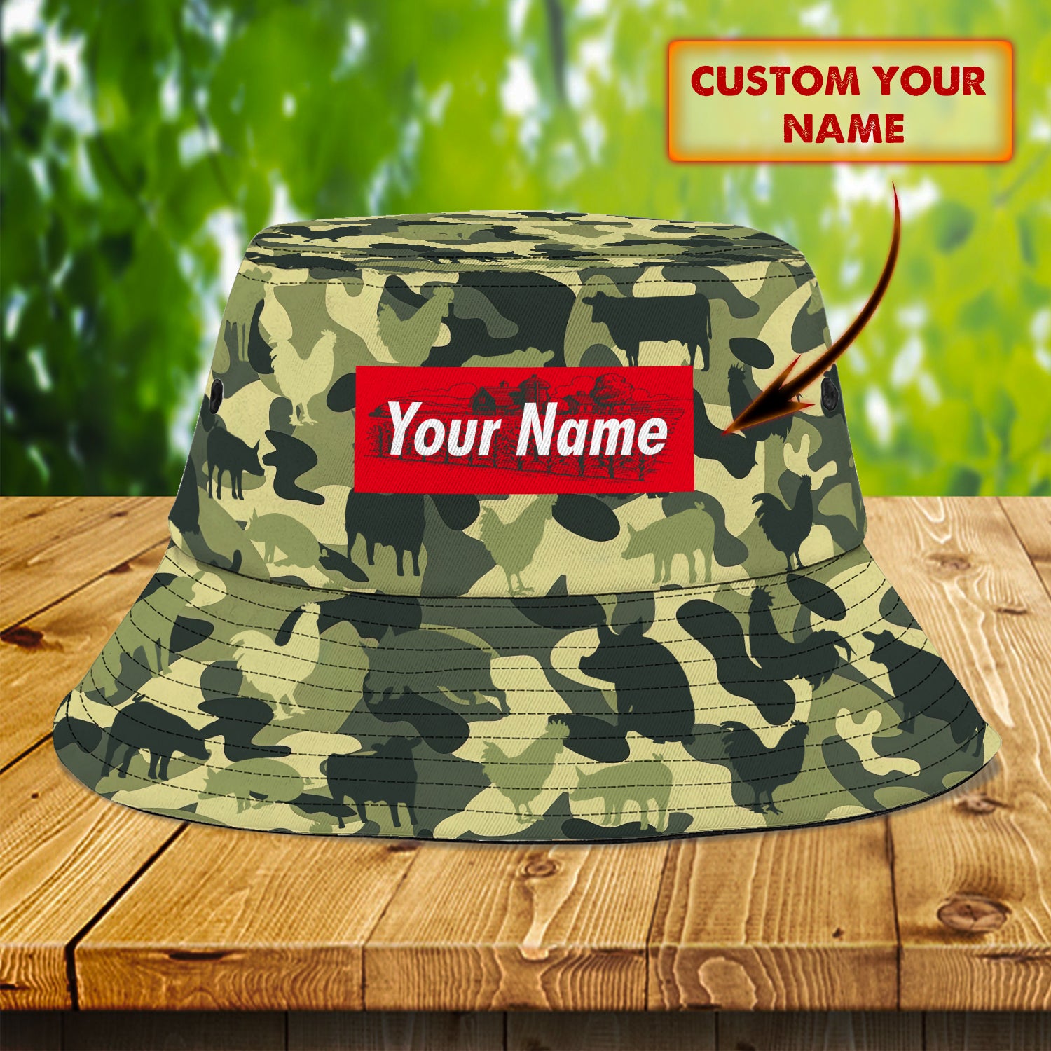 Custom Bucket Hat - Farmer - Vhv-bucket-001