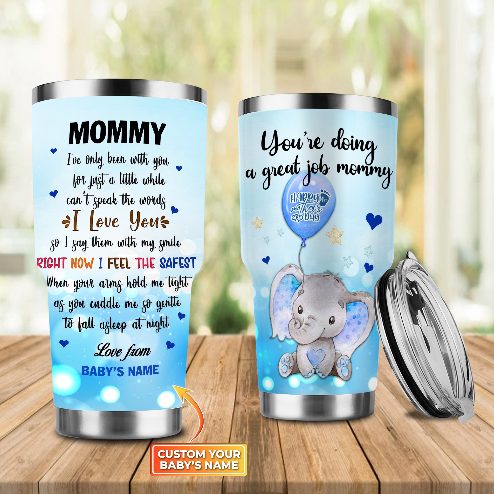 You're Doing A Great Job Mommy - Personalized Tumbler - QB95