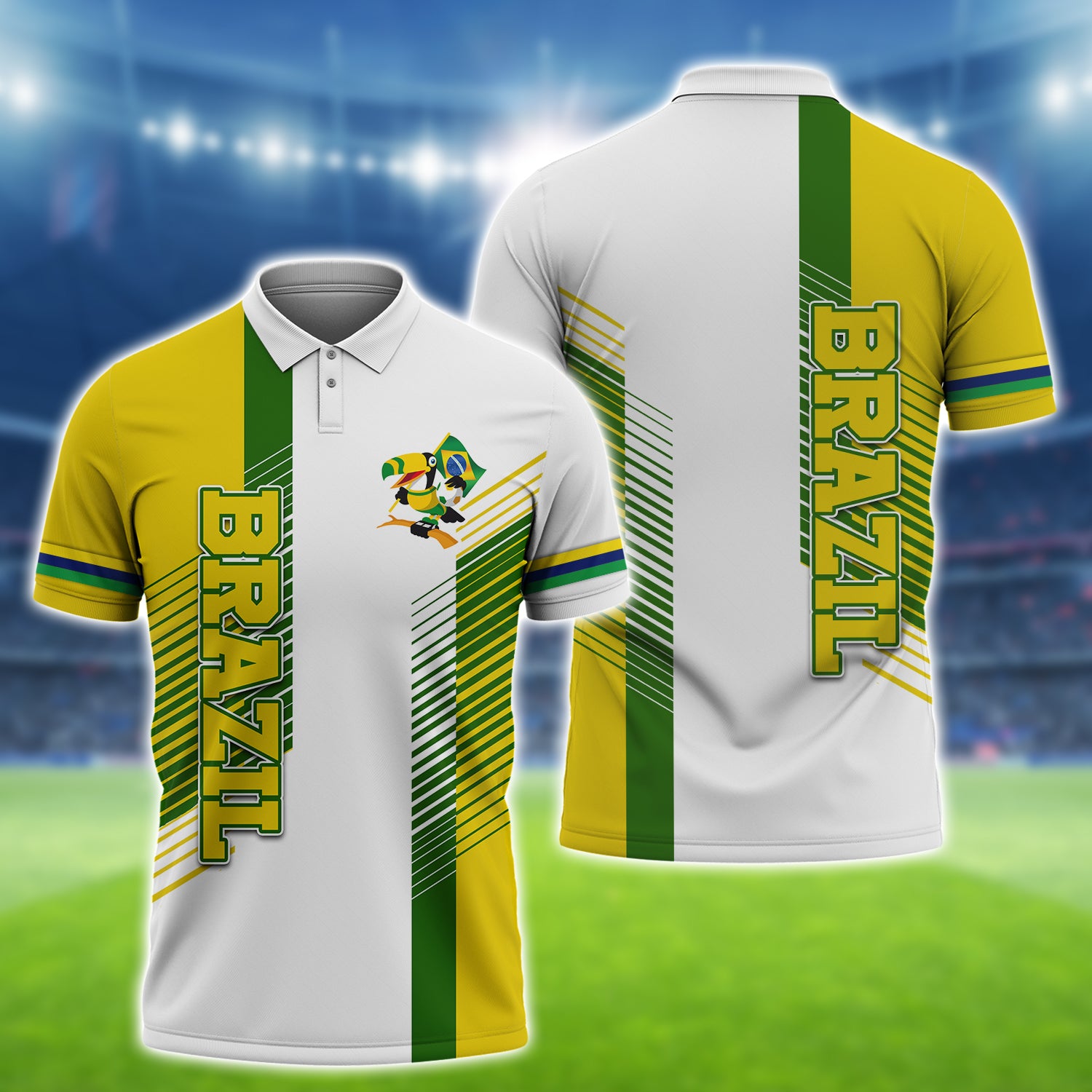 Brazil Fans Toucan Design Shirt 3D Printed Tshirt For The Brazil Fans
