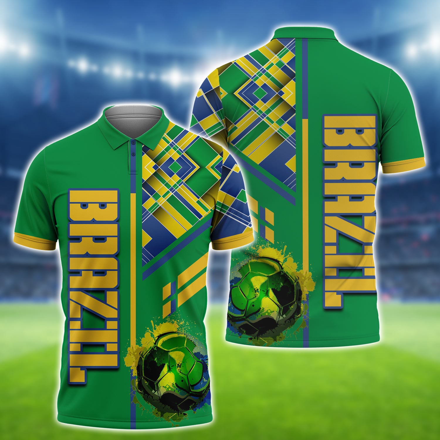 Brazil Fans Design Shirt 3D Tshirt For The Brazil Fans