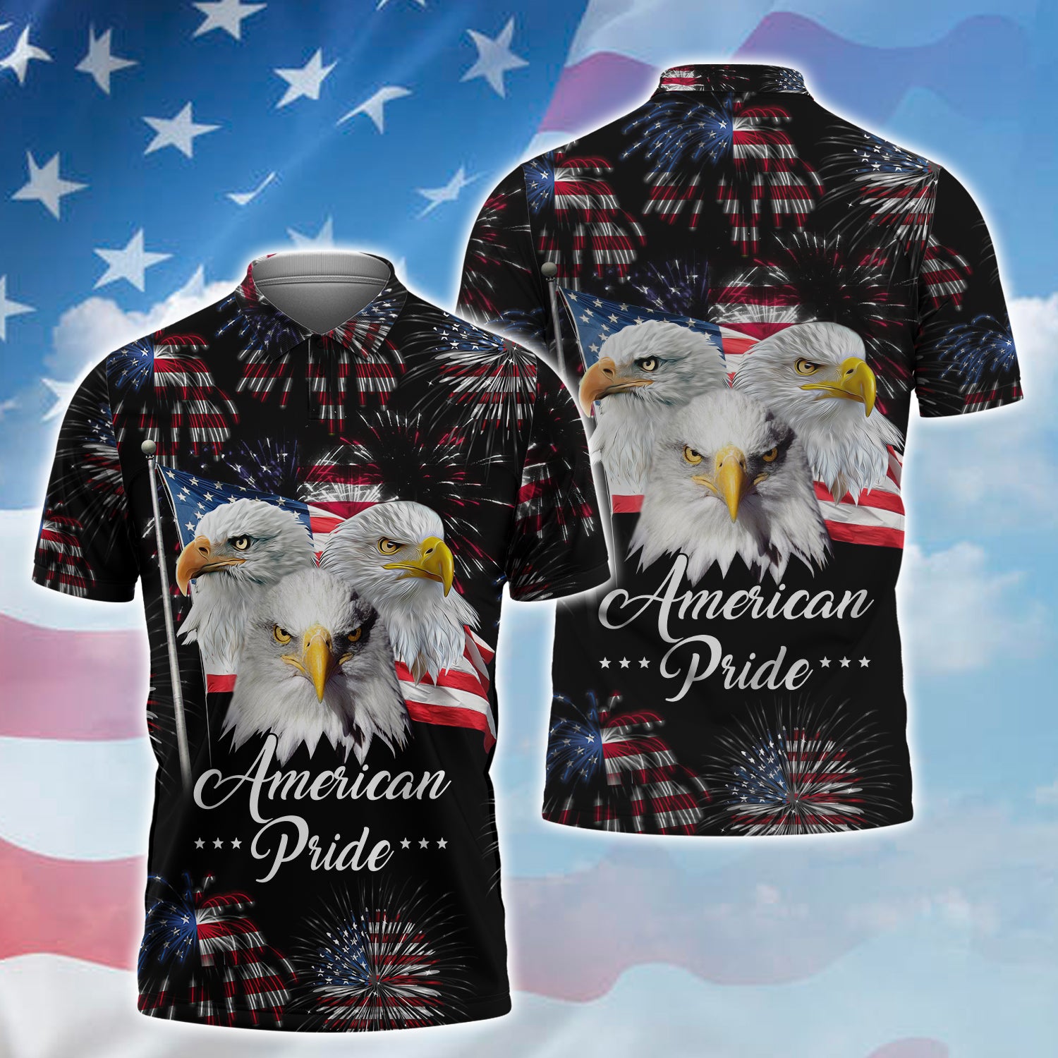 Eagle American Pride - Independence Day Is Coming - 3D Full Print Tad 495