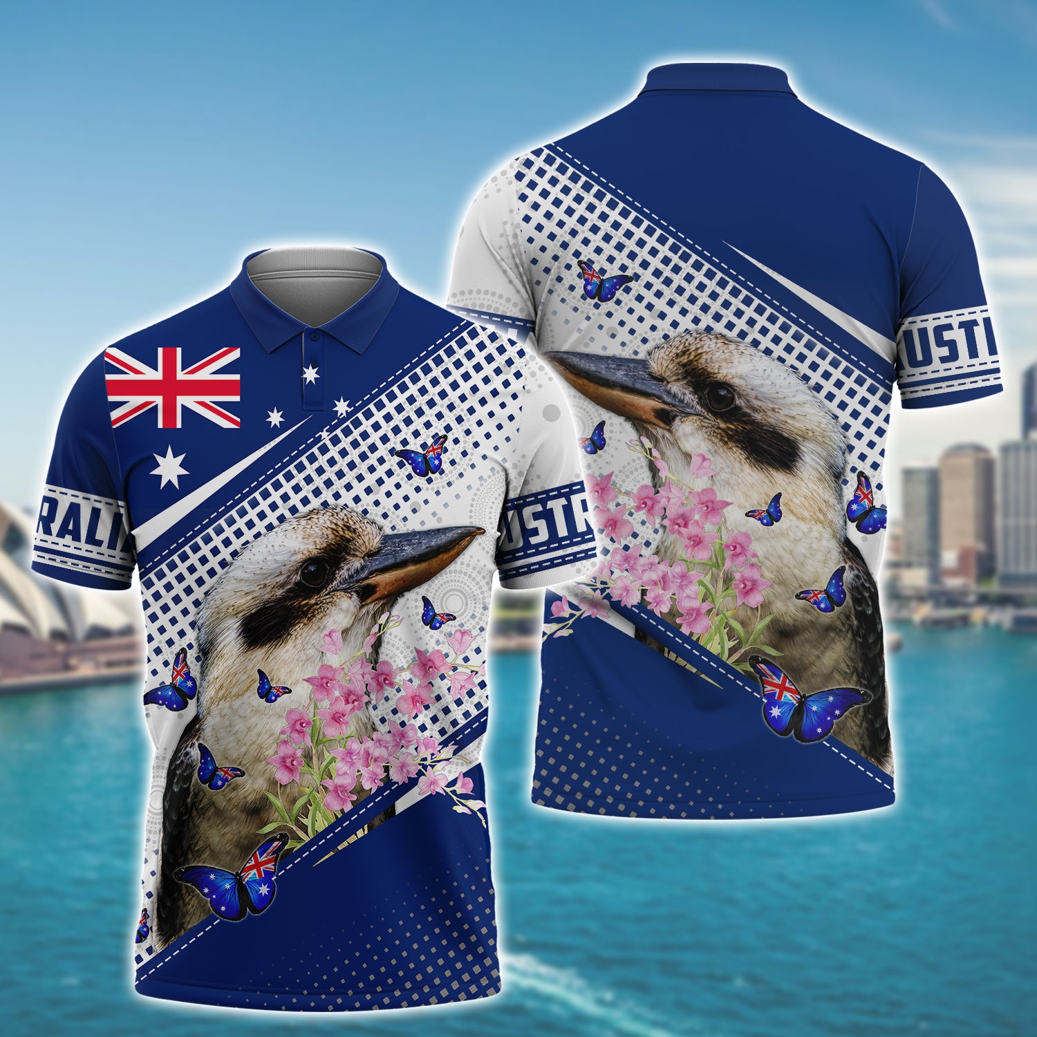 Australia, Love  Kookaburra - 3D Full Print - Tad 504