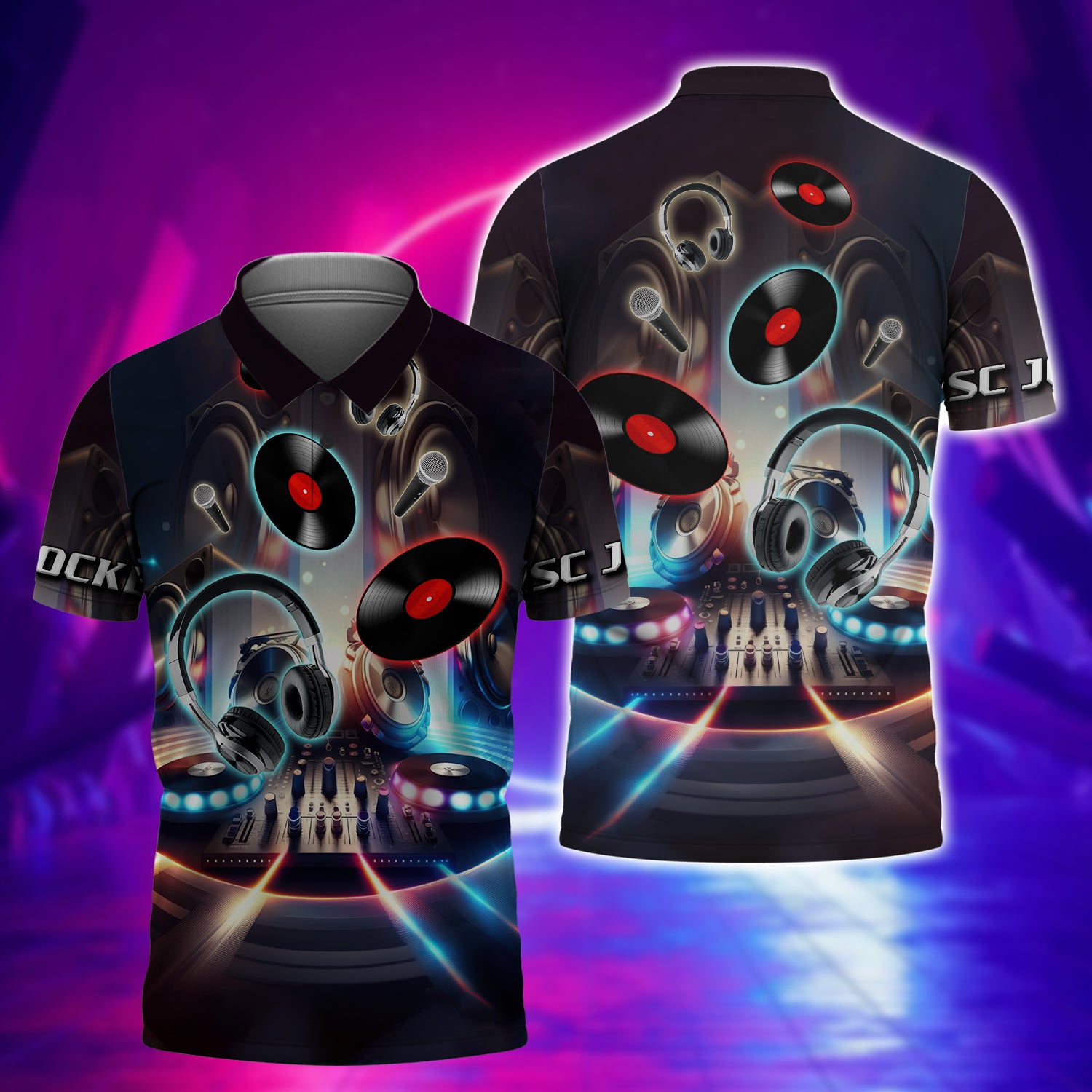 Disc Jockey Mid 3D Shirts