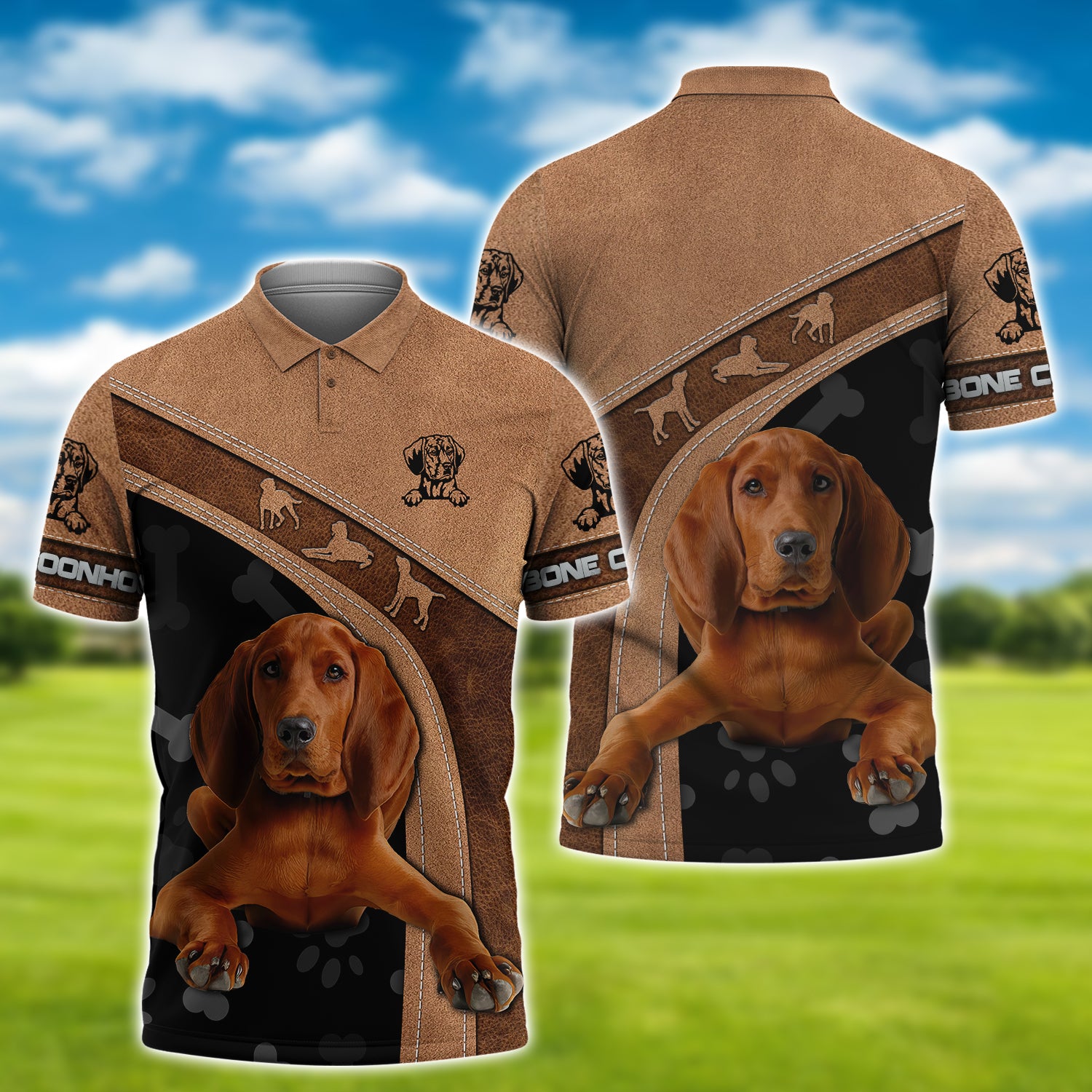 Redbone Coonhound - 3D Full Print - Tad 386