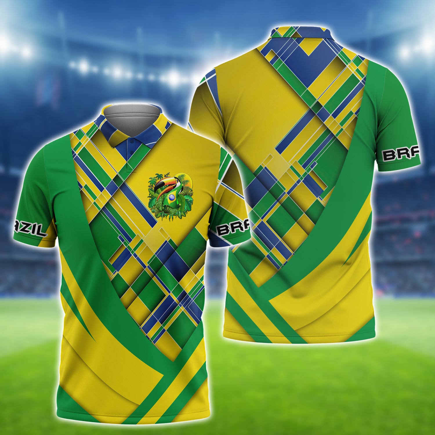 Brazil Fans Toucan Design Shirt 3D Tshirt For The Brazil Fans