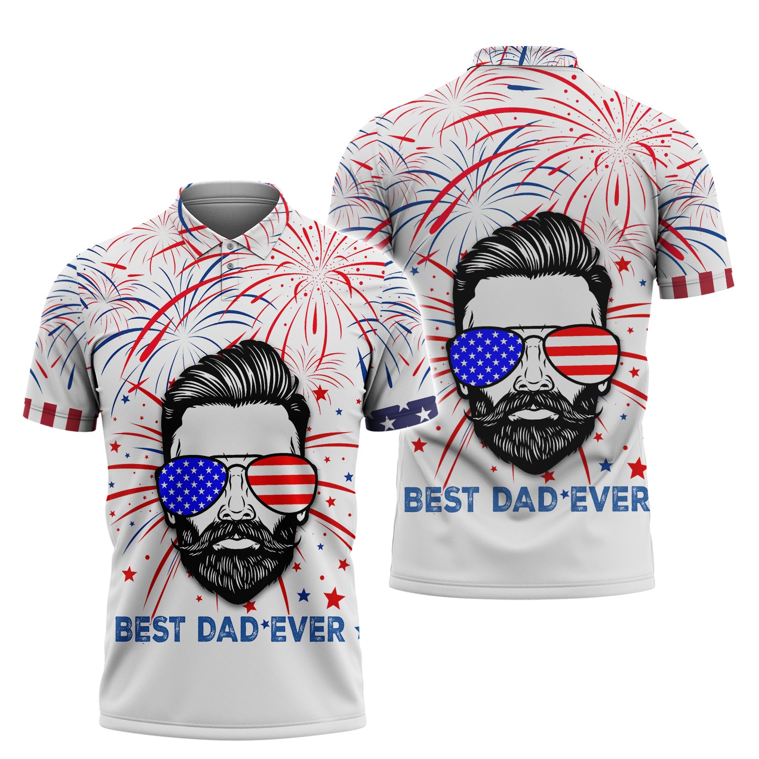 Independence Day Is Coming - Best Dad Ever Full Print