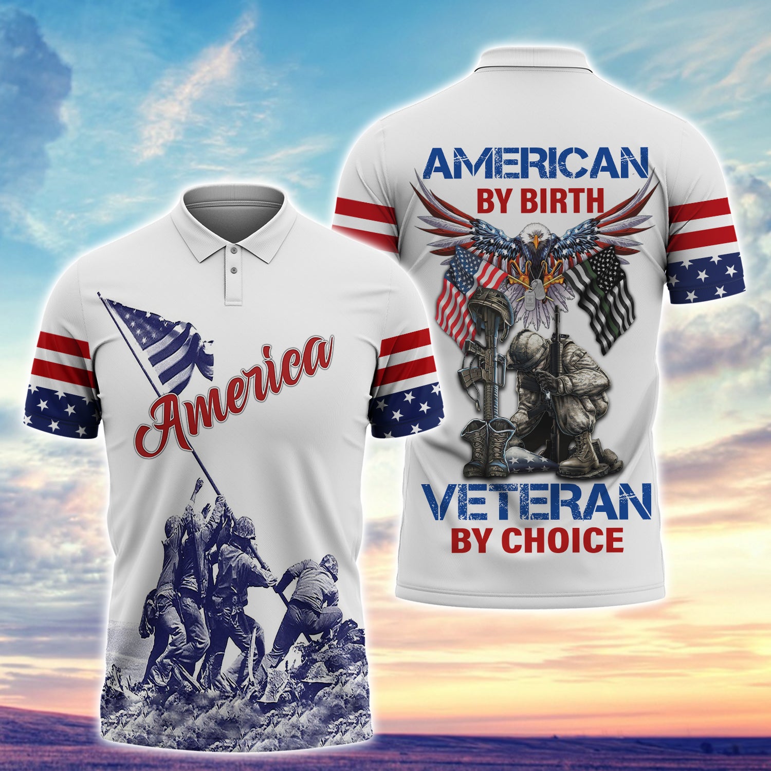 American By Birth Veteran By Choice 3D Full Print Tad 508