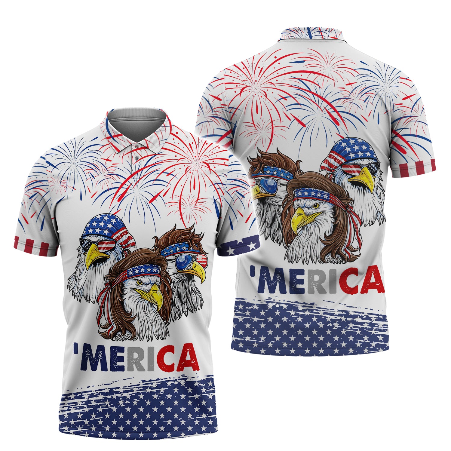 Eagle American Hawaiian Shirt - Independence Day Is Coming - 3D Full Print