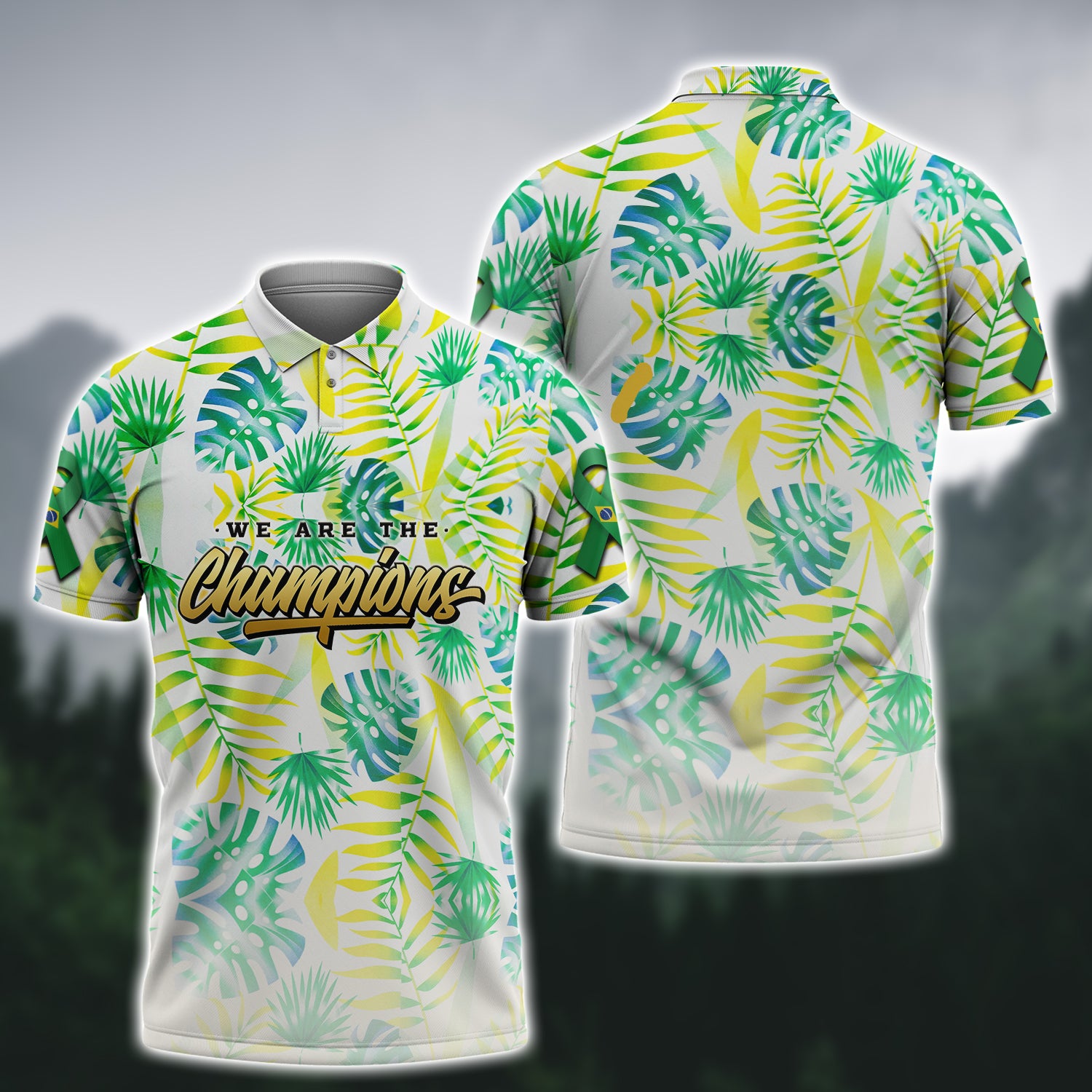 Brazil Fans Pattern Design Shirt 3D Printed Tshirt For The Brazil Fans