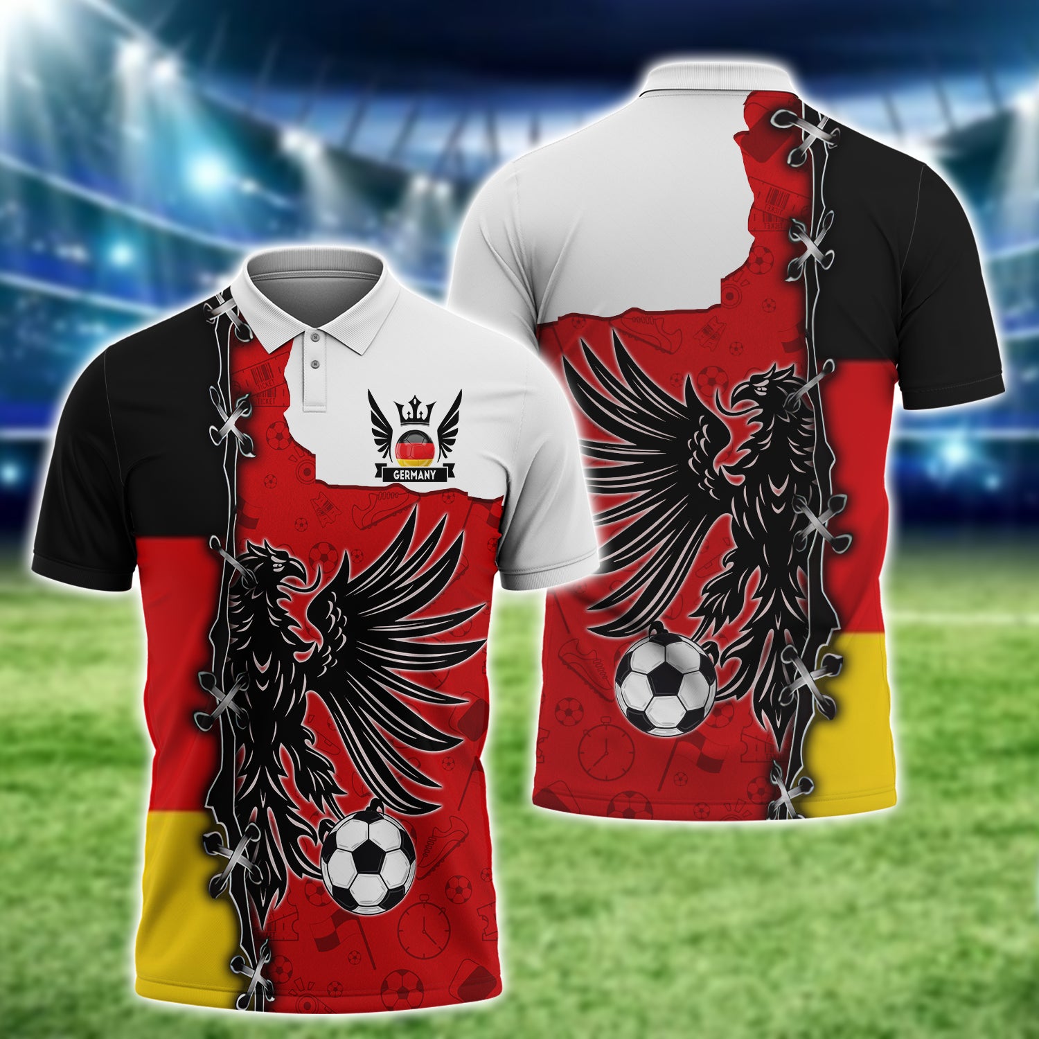 Germany Football Fans Graphic Design 3D Printed Tshirt For The Germany Fans