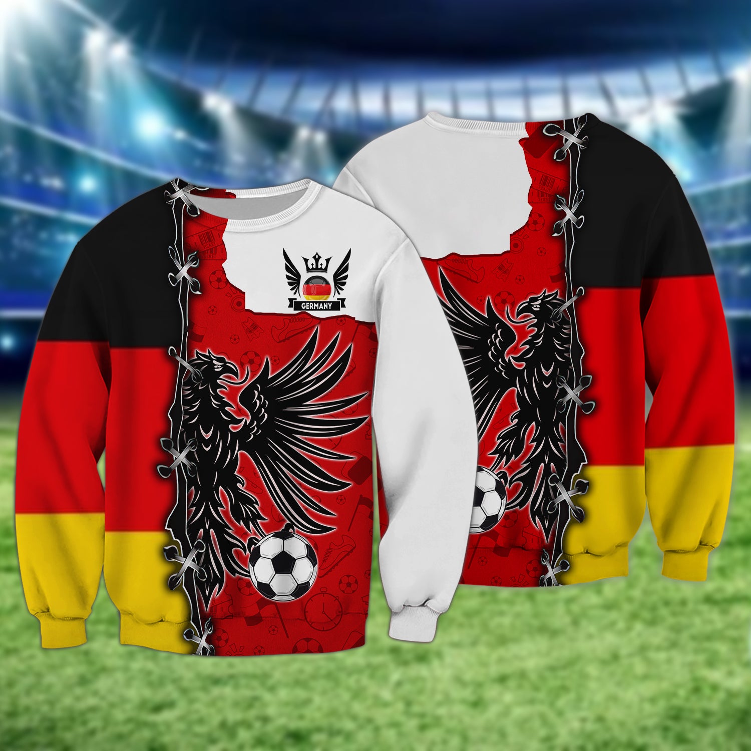 Germany Football Fans Graphic Design 3D Printed Tshirt For The Germany Fans