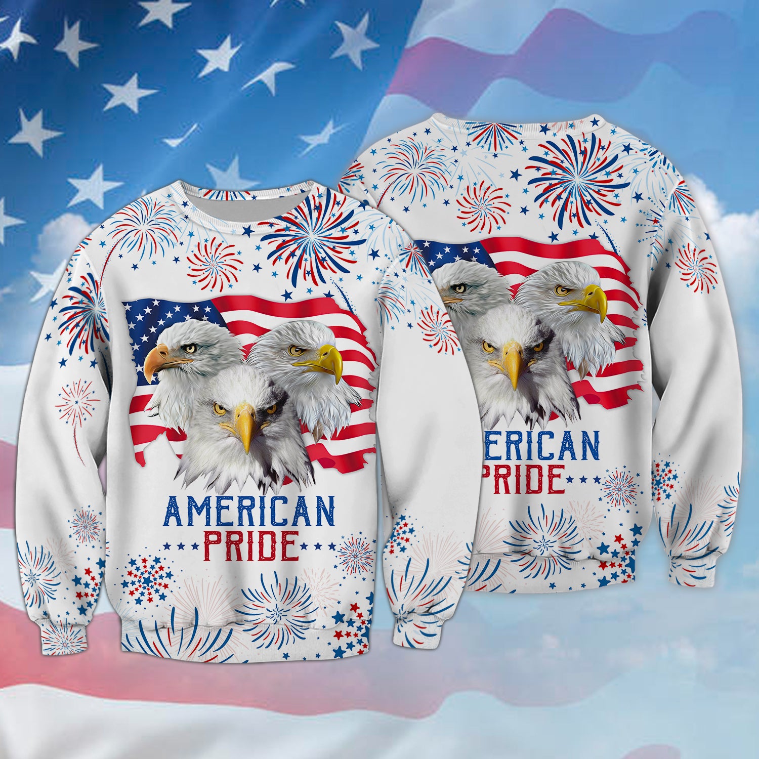 Eagle American Pride - Independence Day Is Coming - 3D Full Print Tad 494