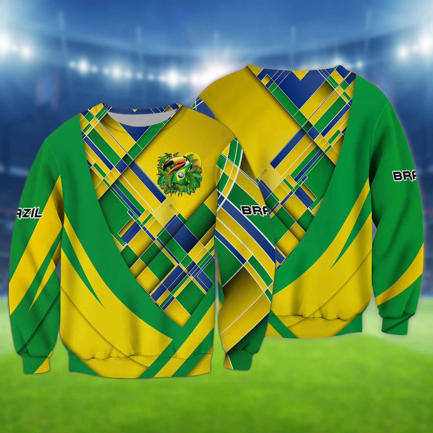 Brazil Fans Toucan Design Shirt 3D Tshirt For The Brazil Fans