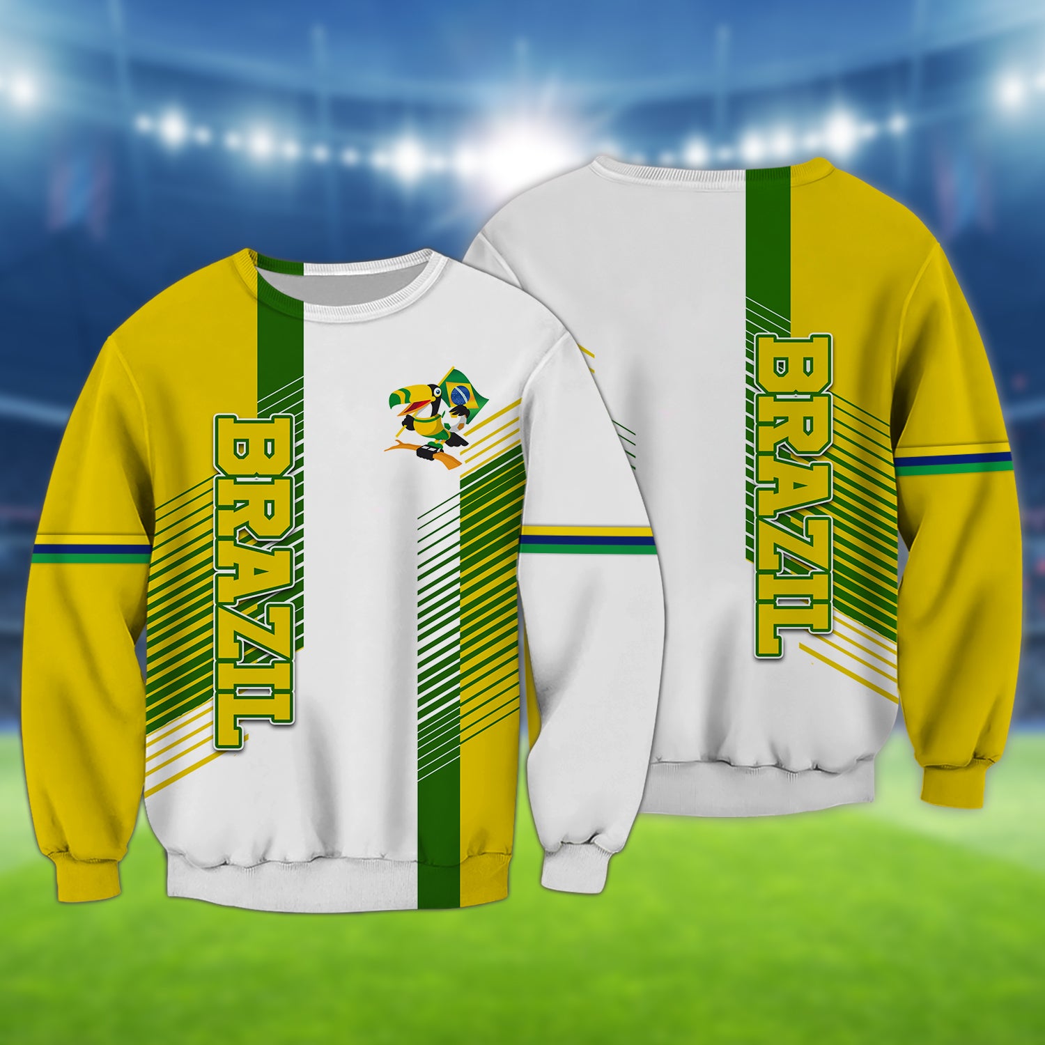 Brazil Fans Toucan Design Shirt 3D Printed Tshirt For The Brazil Fans