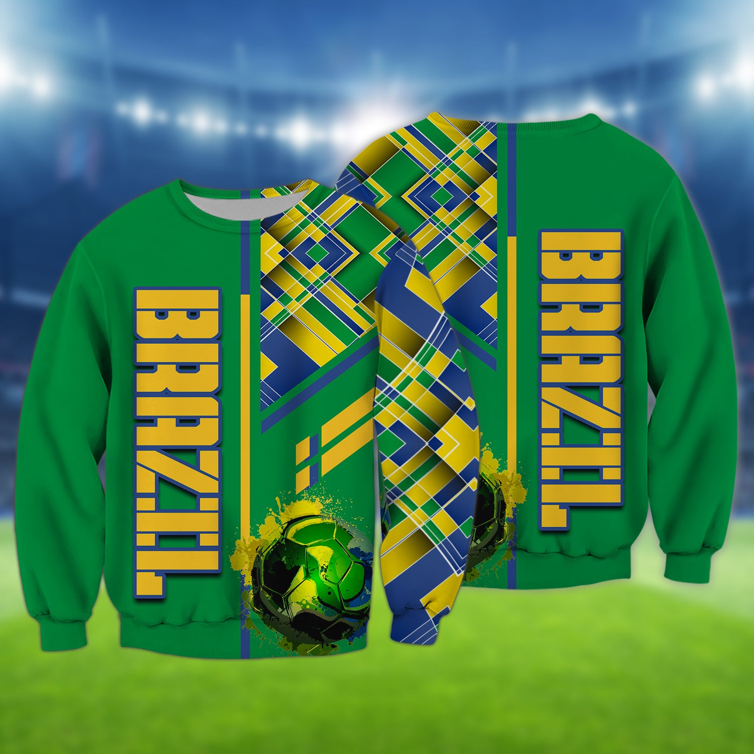 Brazil Fans Design Shirt 3D Tshirt For The Brazil Fans