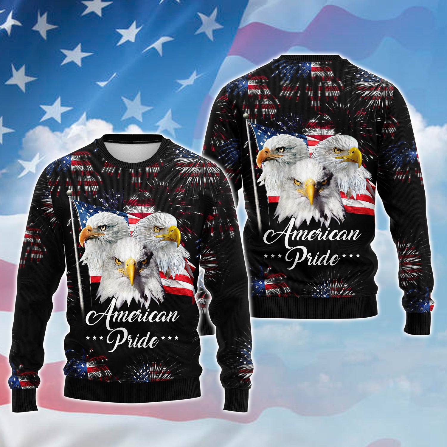 Eagle American Pride - Independence Day Is Coming - 3D Full Print Tad 495