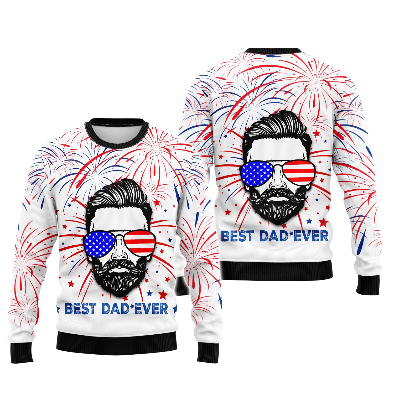 Independence Day Is Coming - Best Dad Ever Full Print