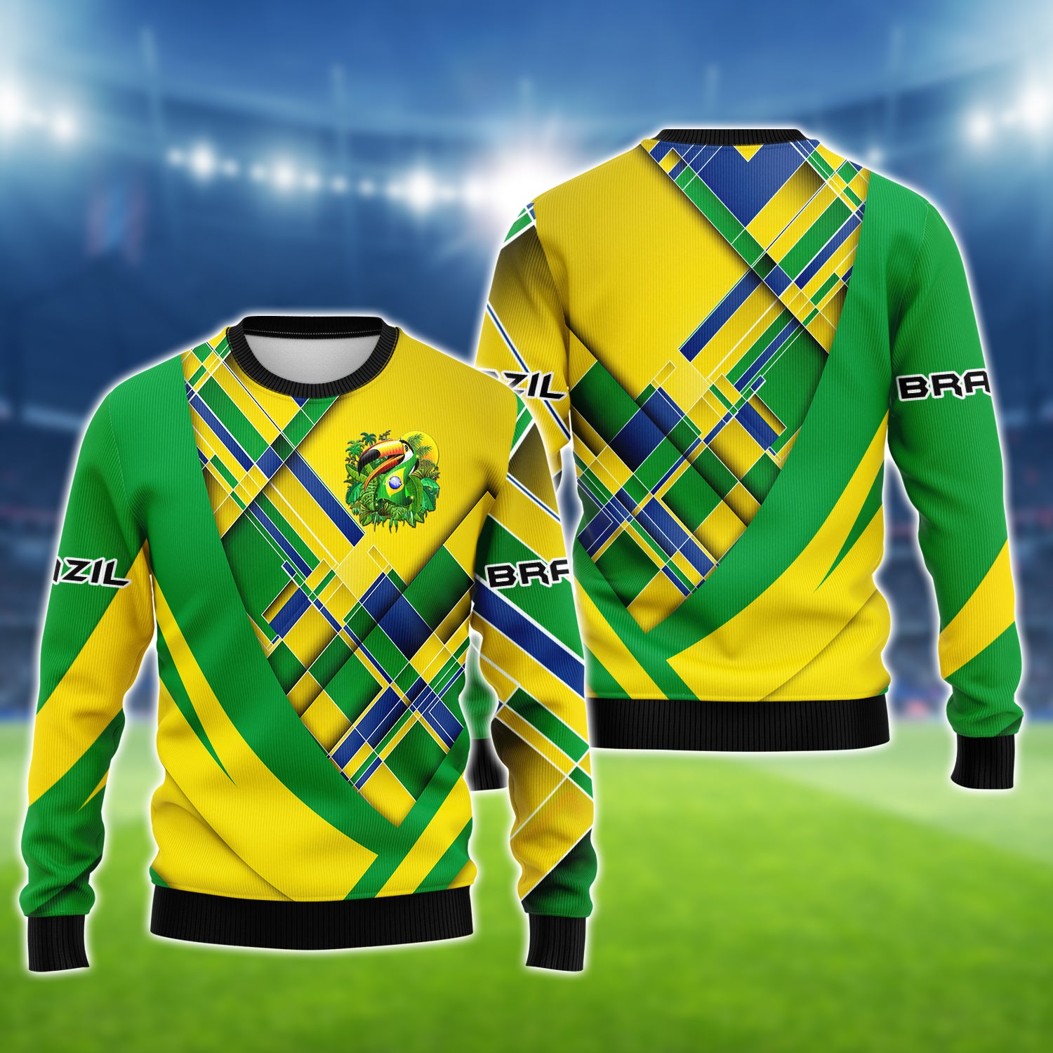 Brazil Fans Toucan Design Shirt 3D Tshirt For The Brazil Fans
