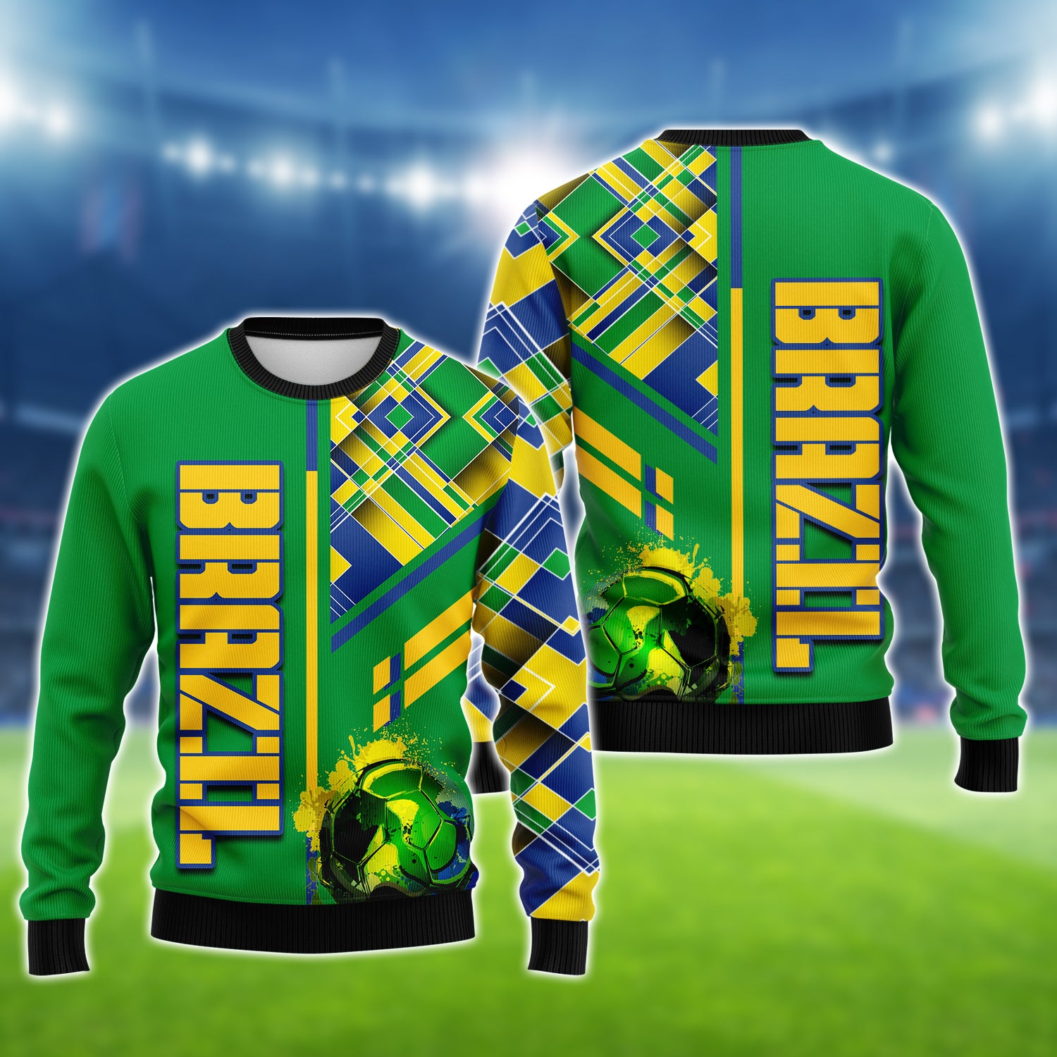 Brazil Fans Design Shirt 3D Tshirt For The Brazil Fans