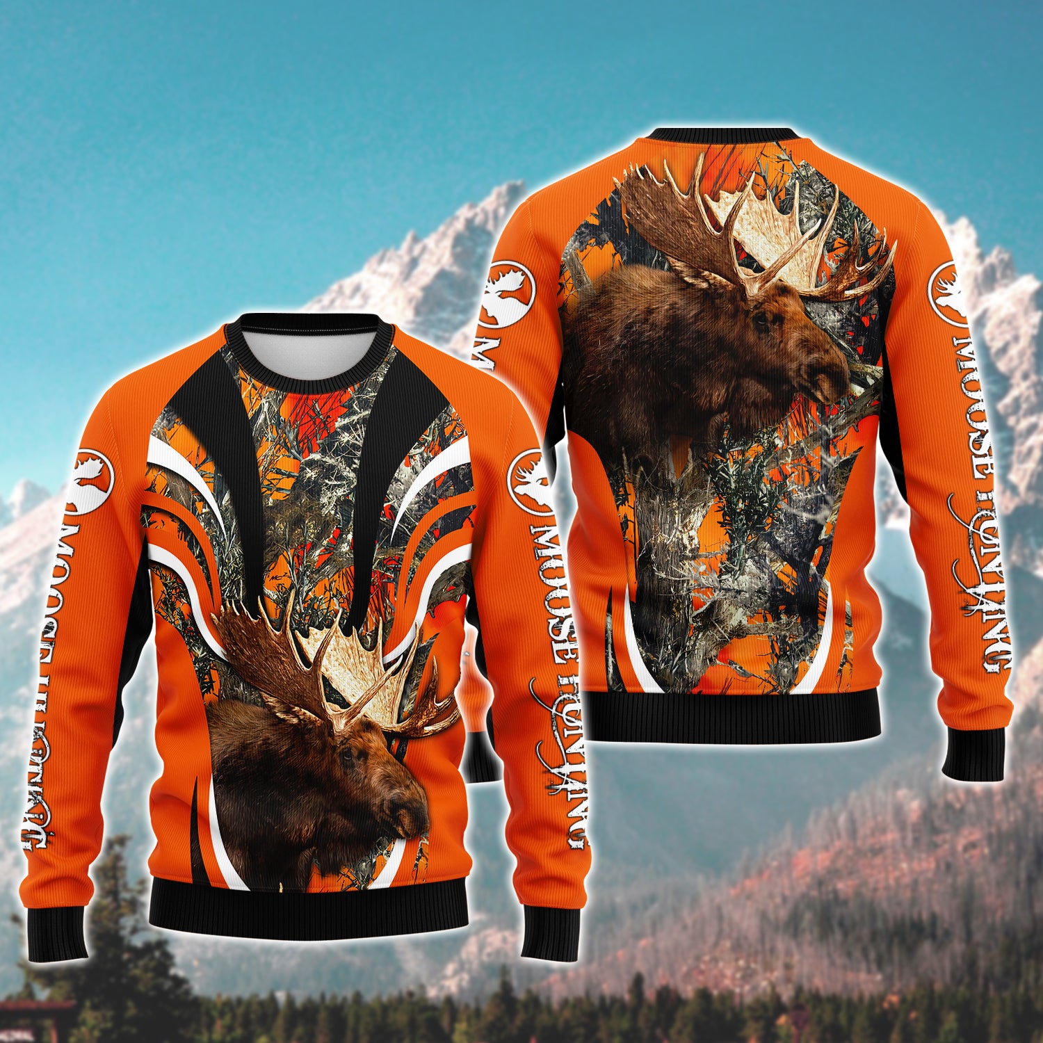 Moose Hunting - 3D Full Print Shirts - Tad 526