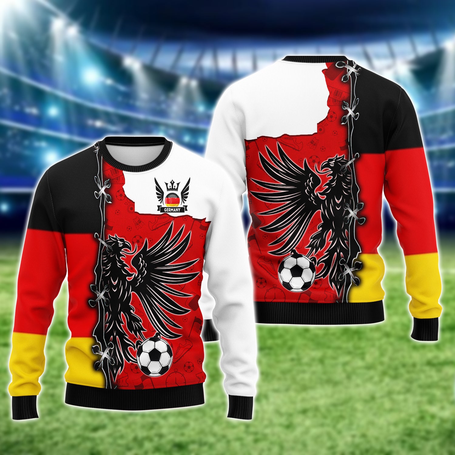 Germany Football Fans Graphic Design 3D Printed Tshirt For The Germany Fans