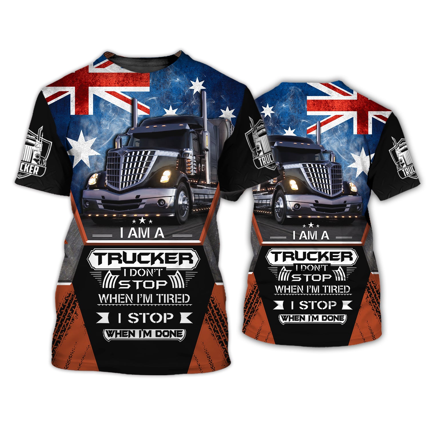 I'm A Trucker Australian - 3D Full Print - QB95