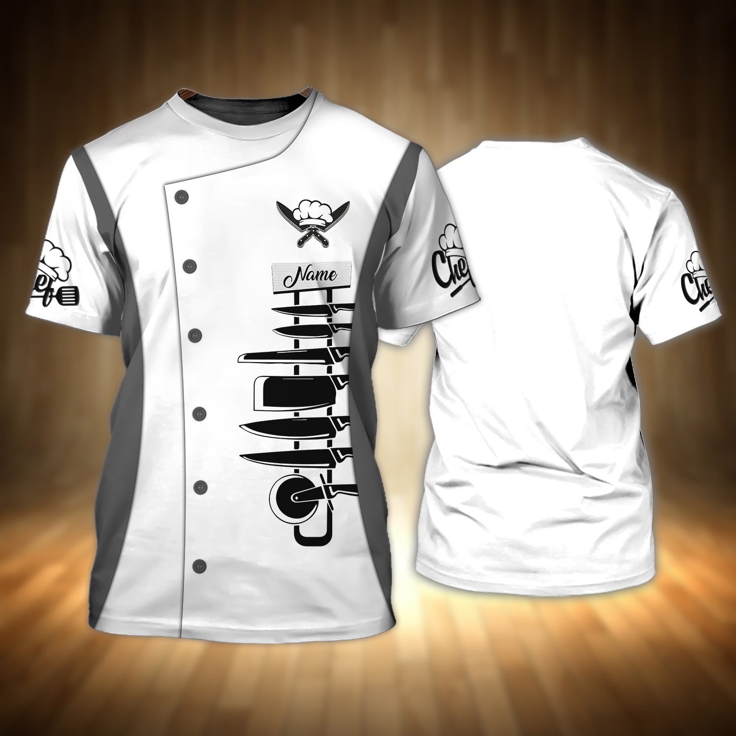 Chef CooK Personalized Name 3D Tshirt 73 RinC98