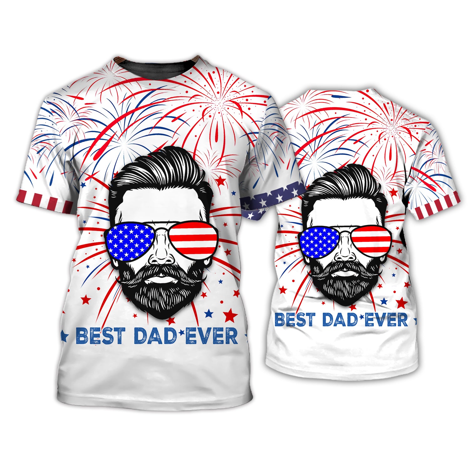 Independence Day Is Coming - Best Dad Ever Full Print