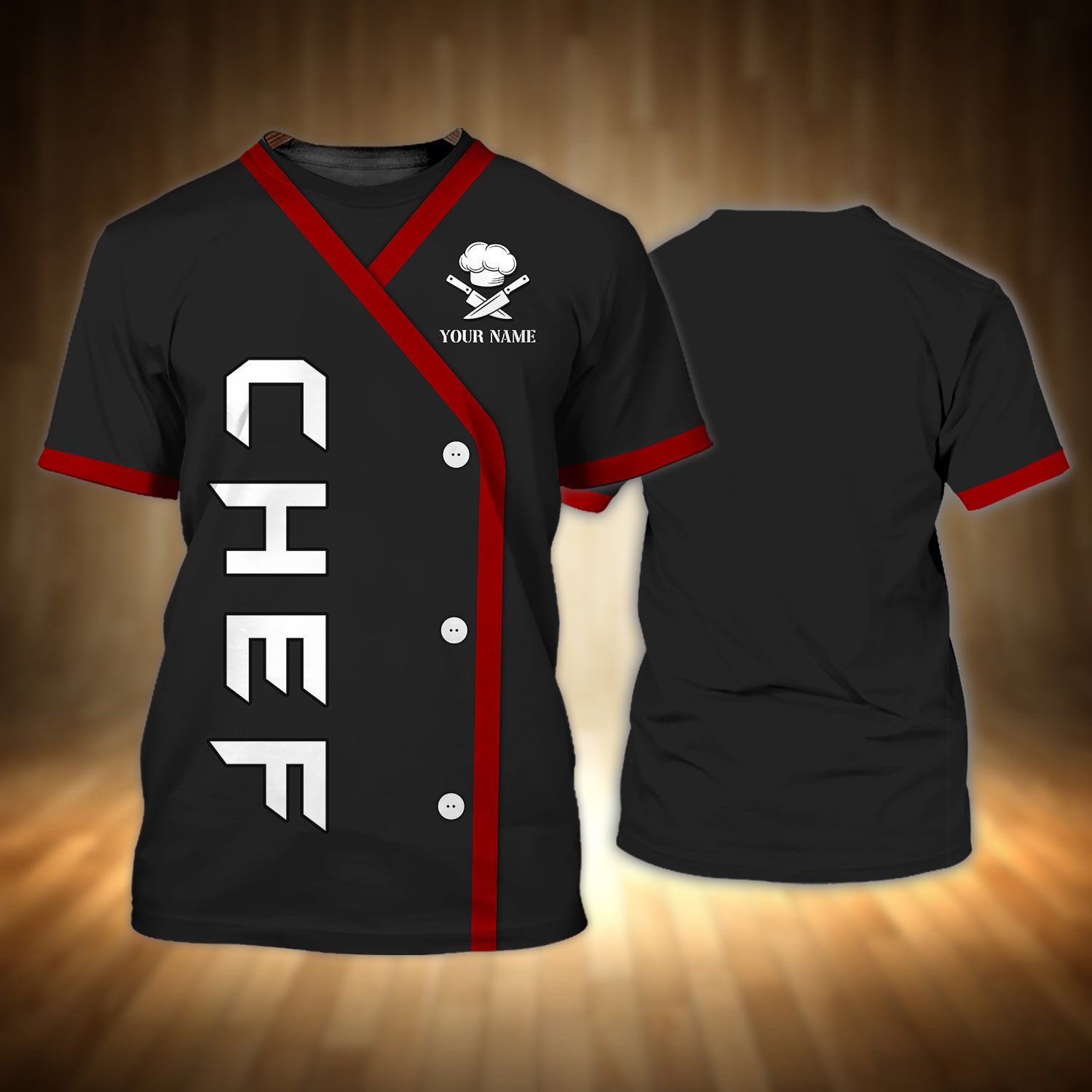 Chef Personalized Name 3D Tshirt 76 RinC98