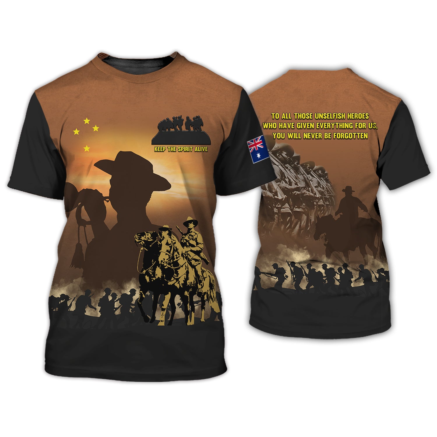 Anzac Day, Australia, 3D T Shirt - Nsd99 1