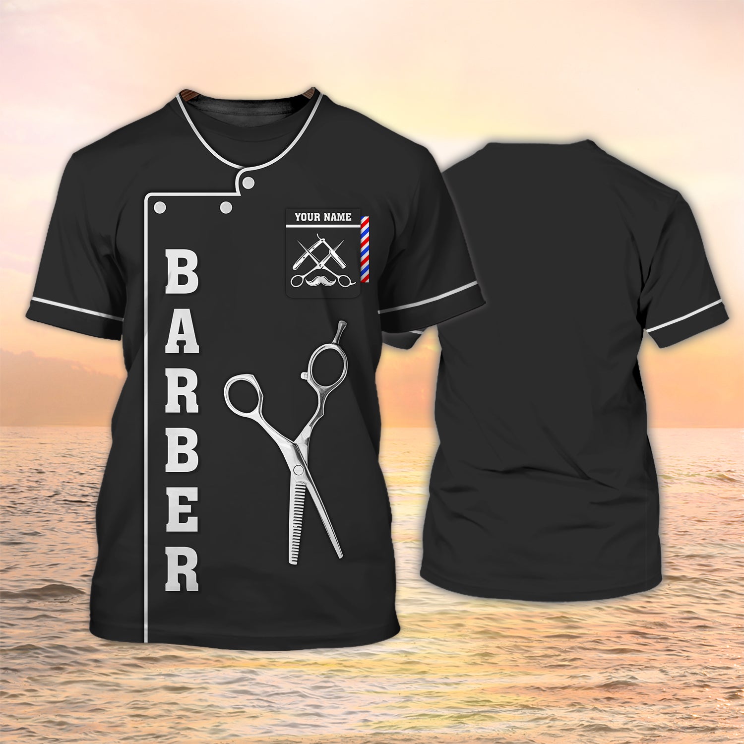 Barber Shop T Shirts Custom Barber T Shirts Black