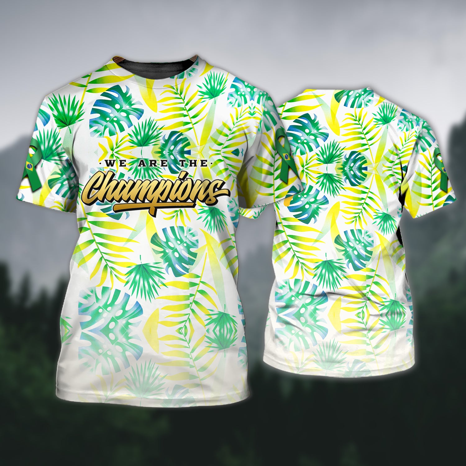Brazil Fans Pattern Design Shirt 3D Printed Tshirt For The Brazil Fans