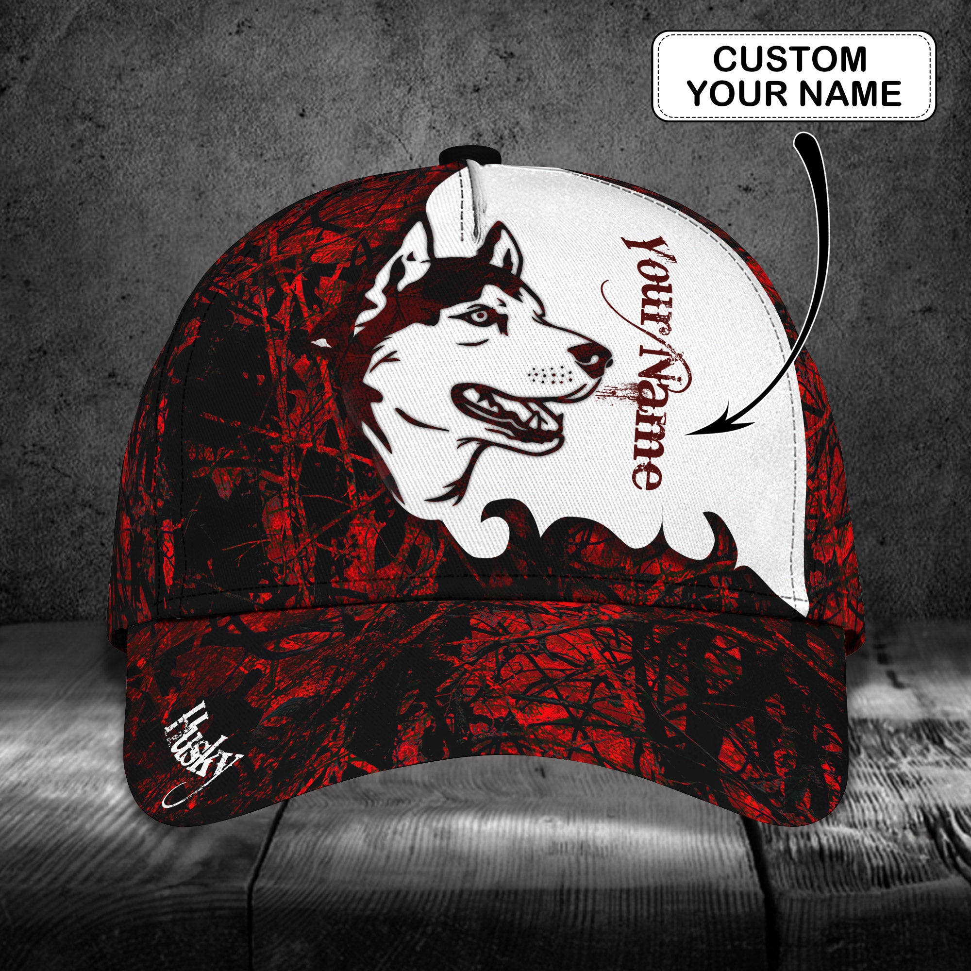 Husky 2 - Personalized Name Cap - Dp98 - Dp345