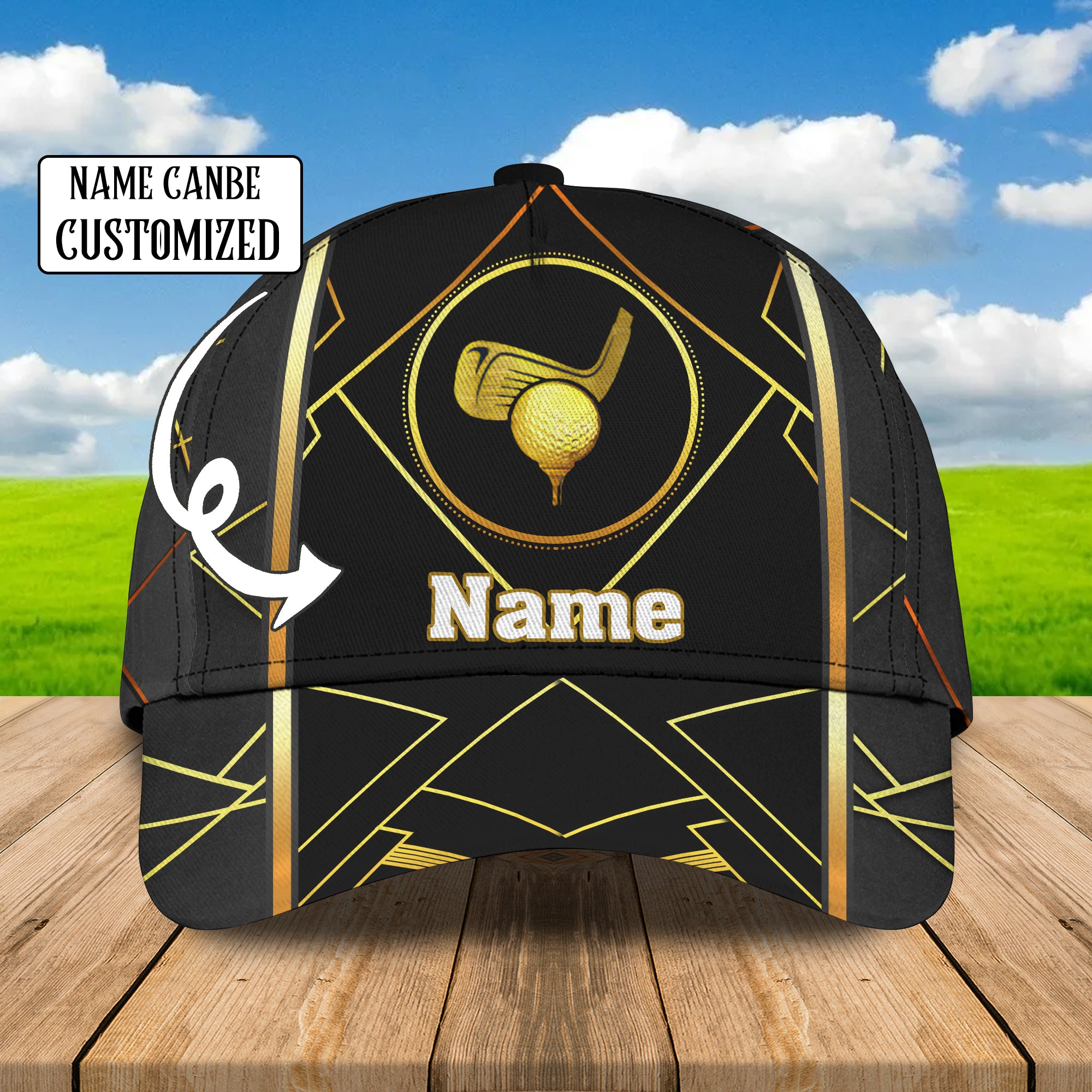 Golf - Personalized Name Cap - DAT93-006