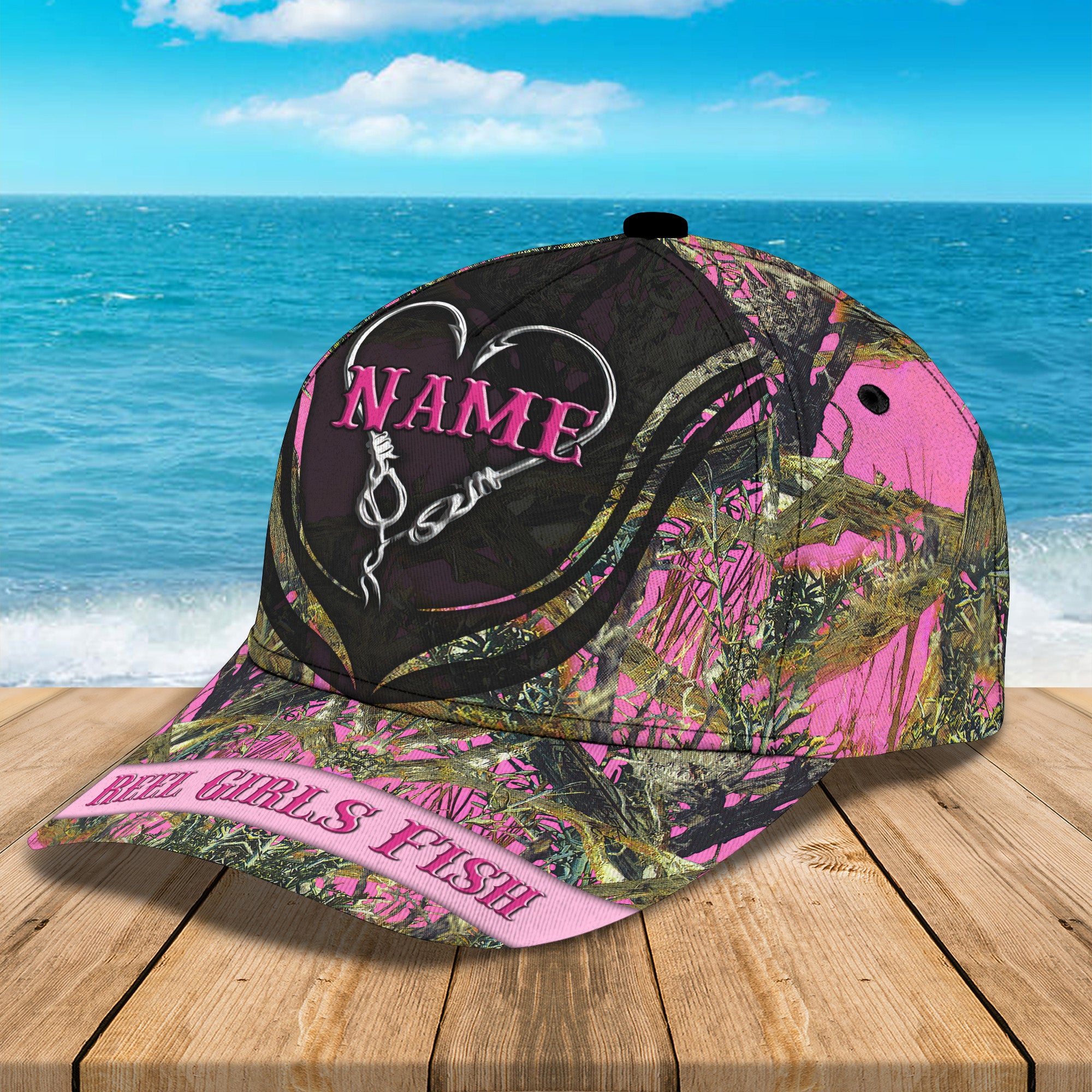 Hunting girl - Personalized Name Cap - Loop- h2k-h5