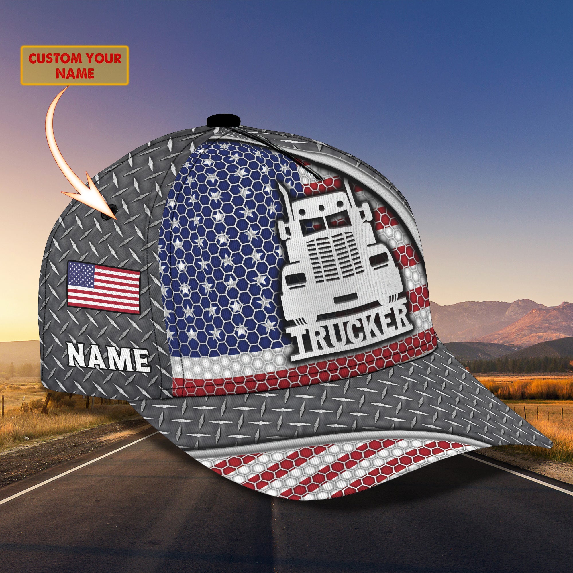 TRACKER CAP2 - Personalized Name Cap - BY97