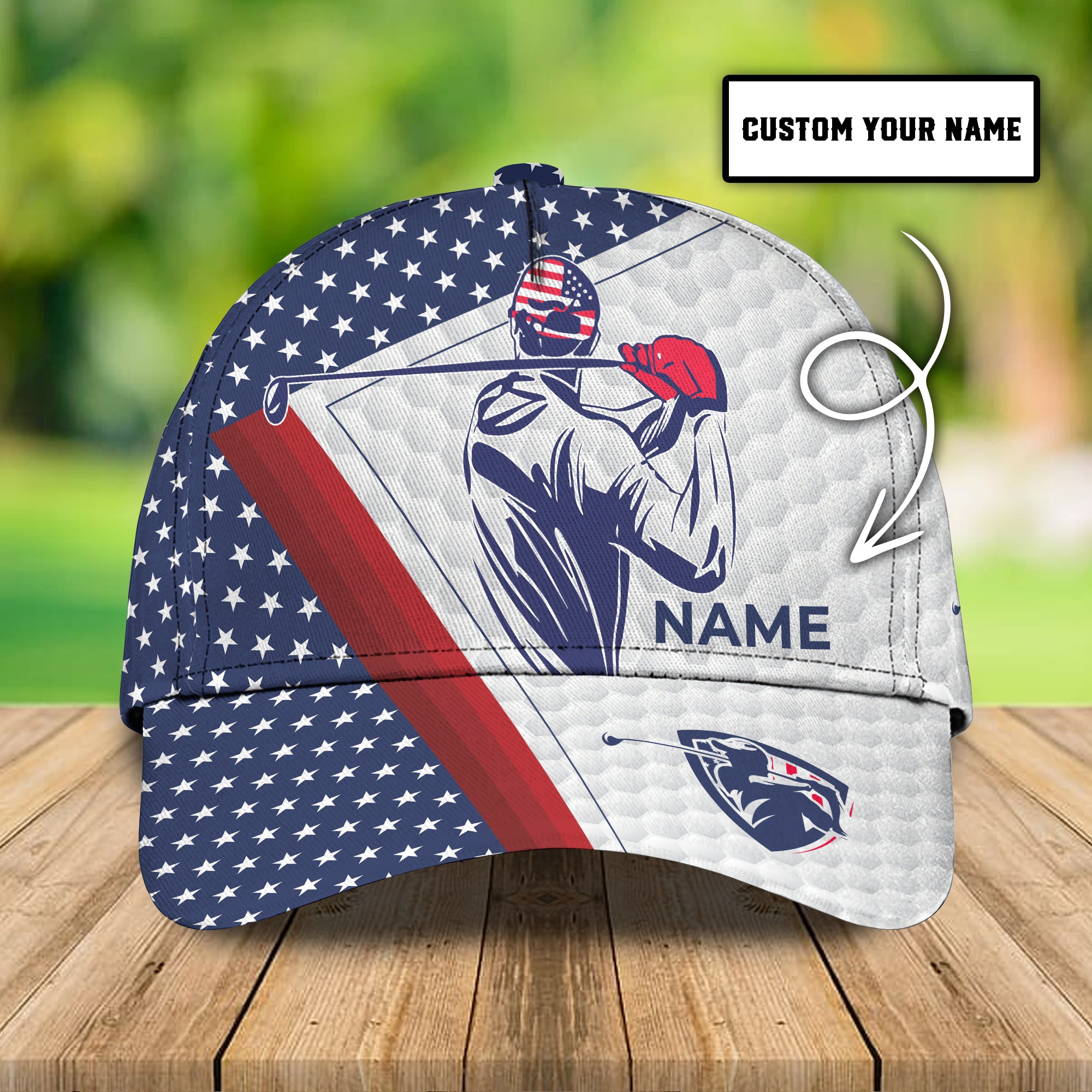 Golfer - Personalized Name Cap - Co98