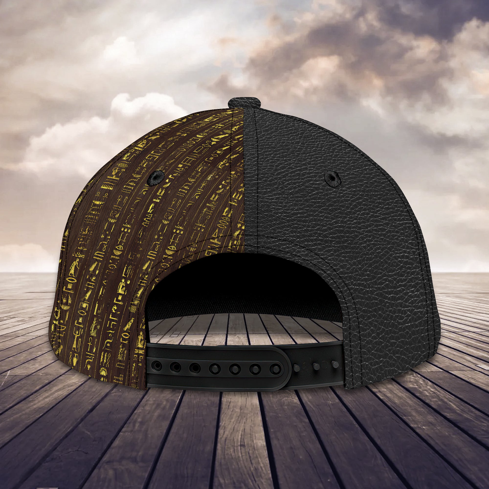 Egyptian Eye of Horus God - Personalized Name Cap 02 - HTA