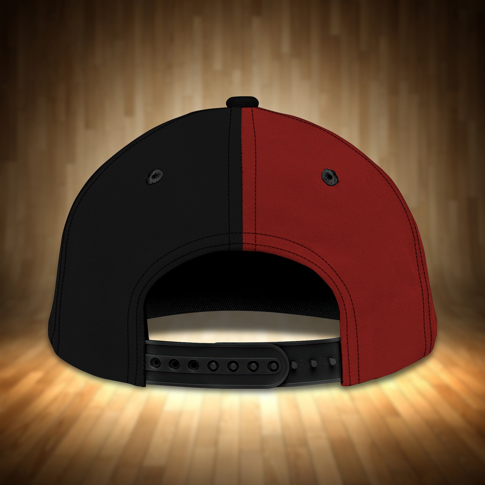 Chef Cook Personalized Name Cap 18 RinC98 Black & Red