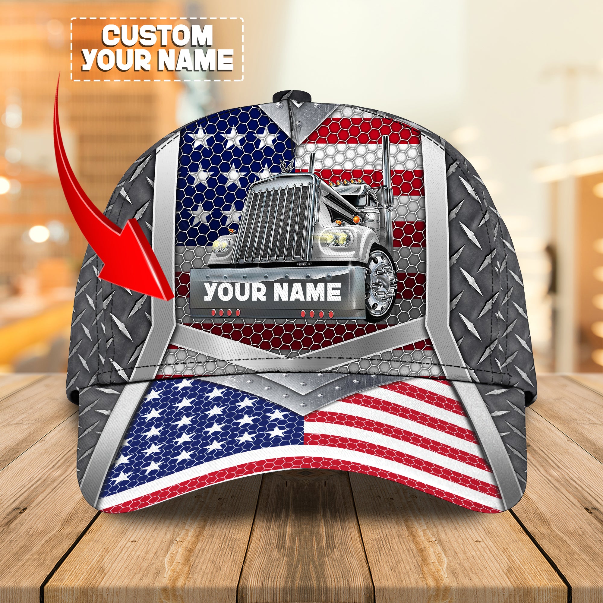 Trucker Cap1- Personalized Name Cap - BY97
