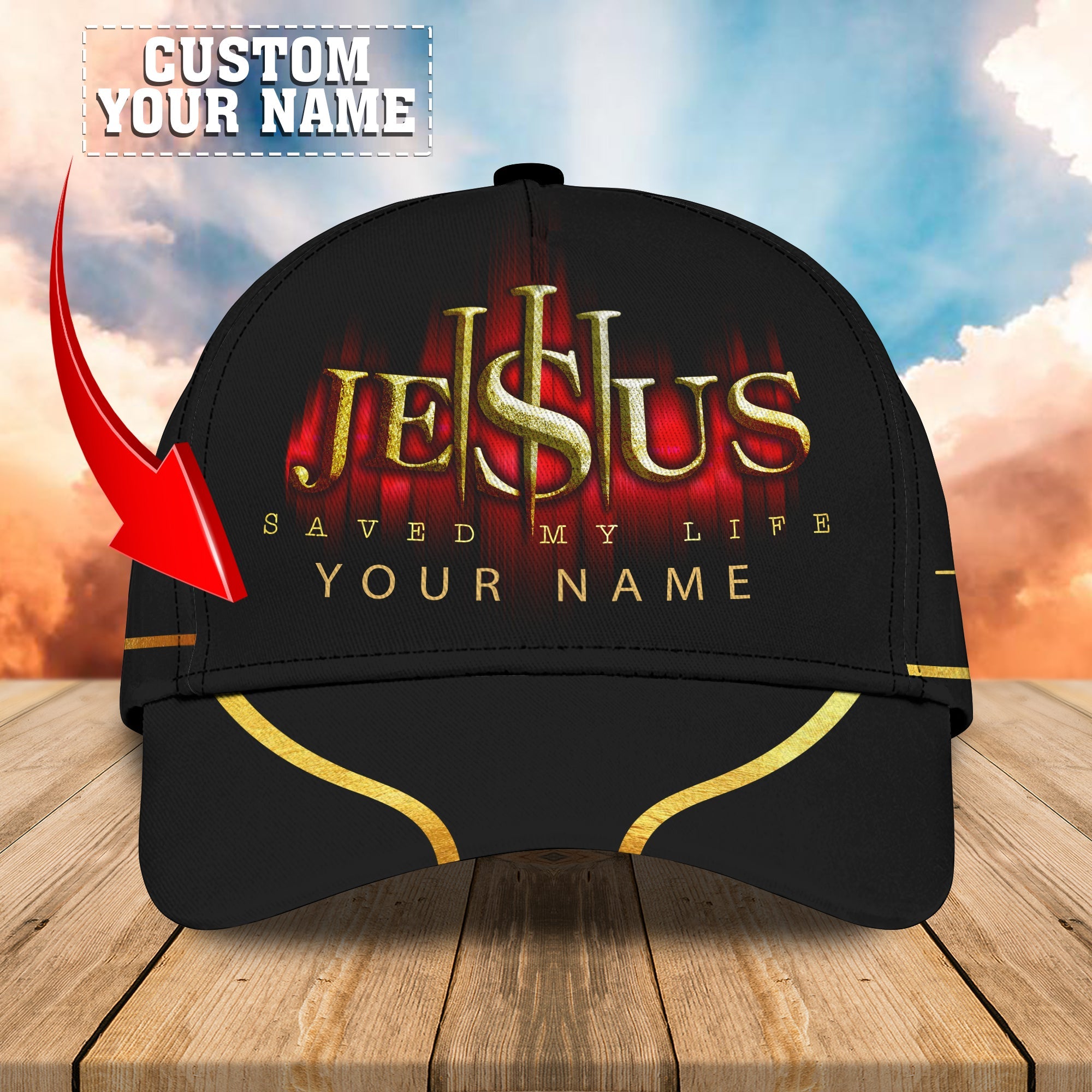 Hadn - Personalized Name Cap - Jesus