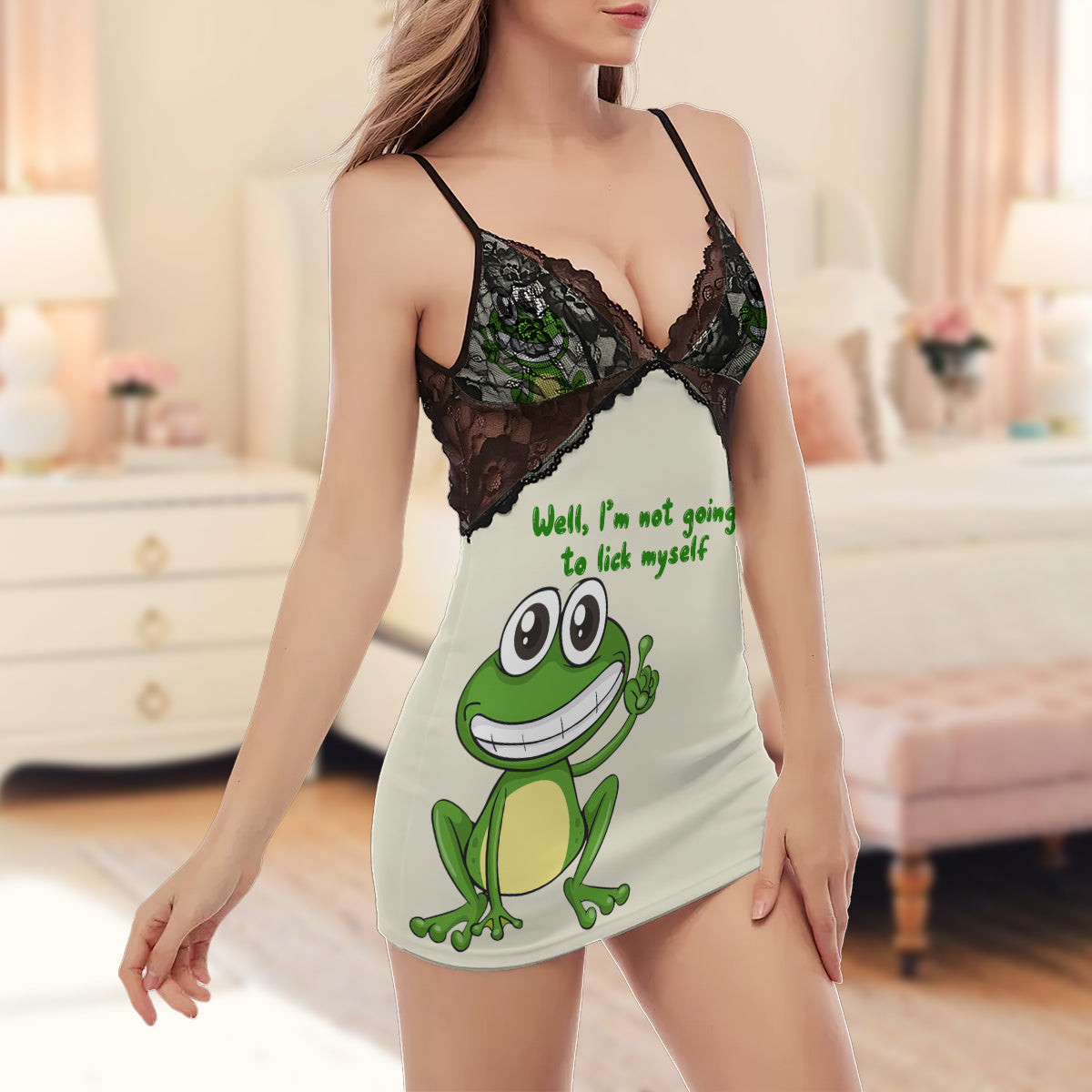 Not Going To Lick Myself - Frog 2 Cami Dress