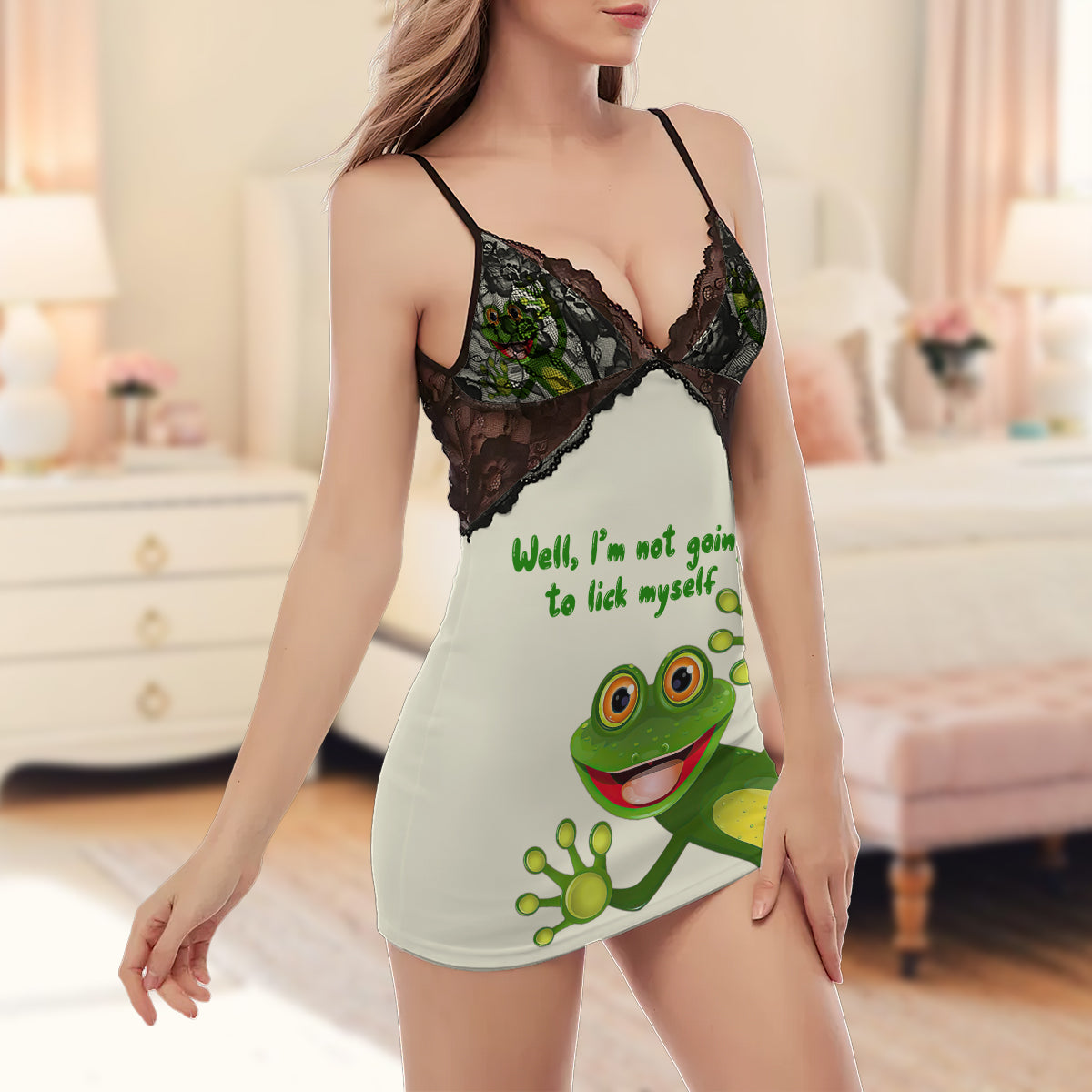 Not Going To Lick Myself - Frog Cami Dress