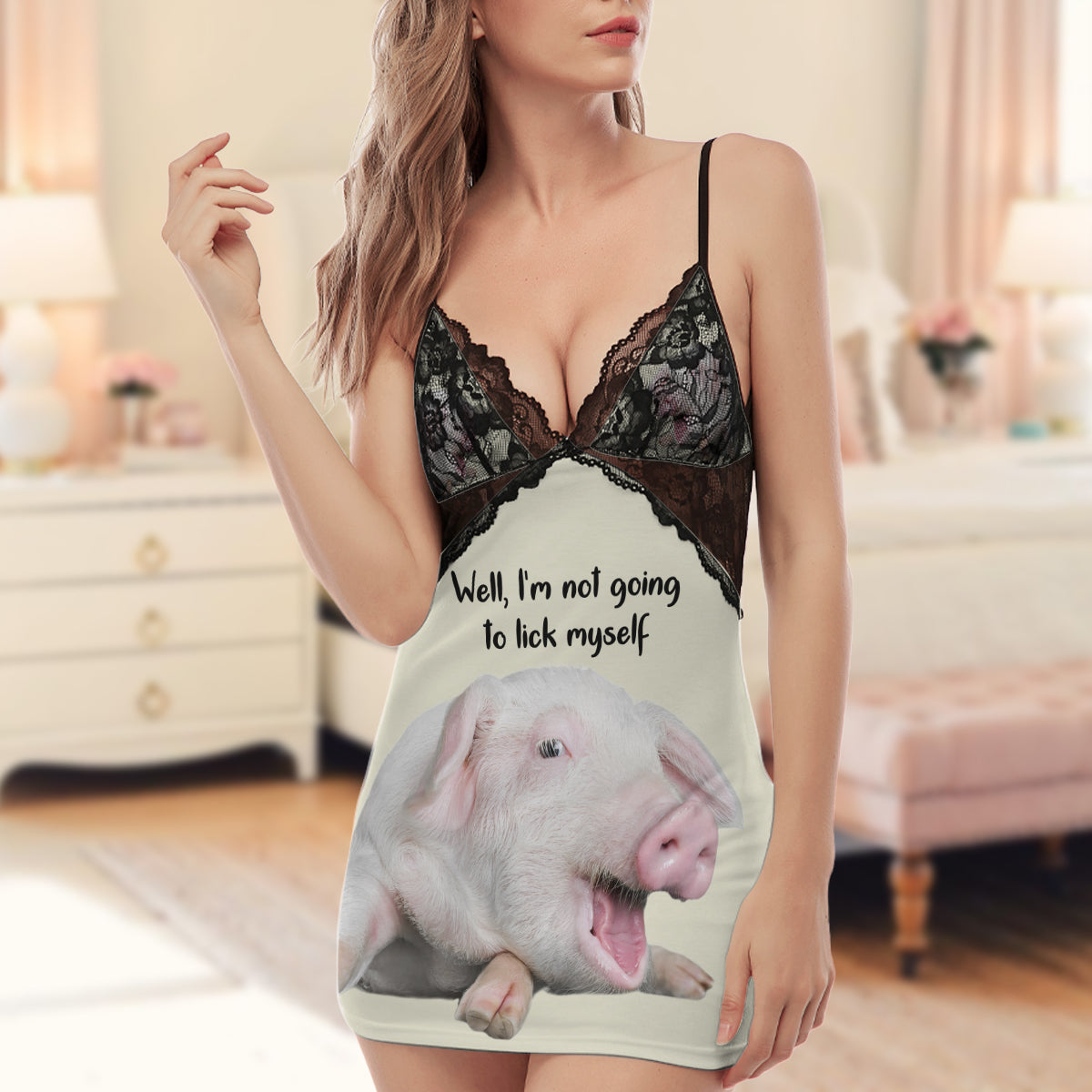 Not Going To Lick Myself - Pig Cami Dress