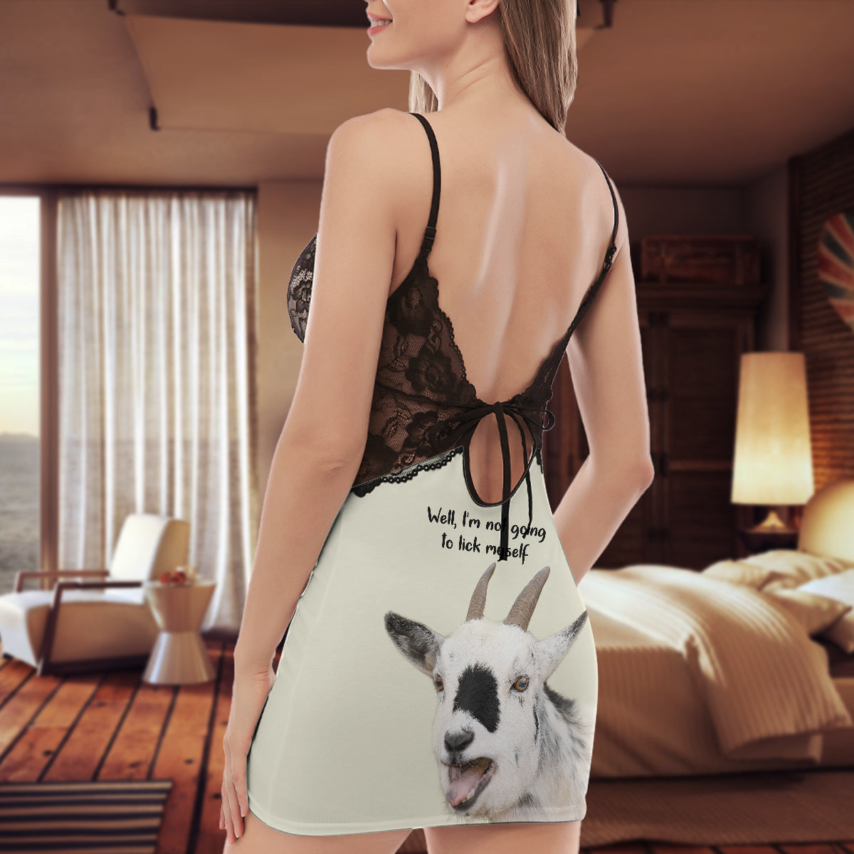 Not Going To Lick Myself - Goat Cami Dress
