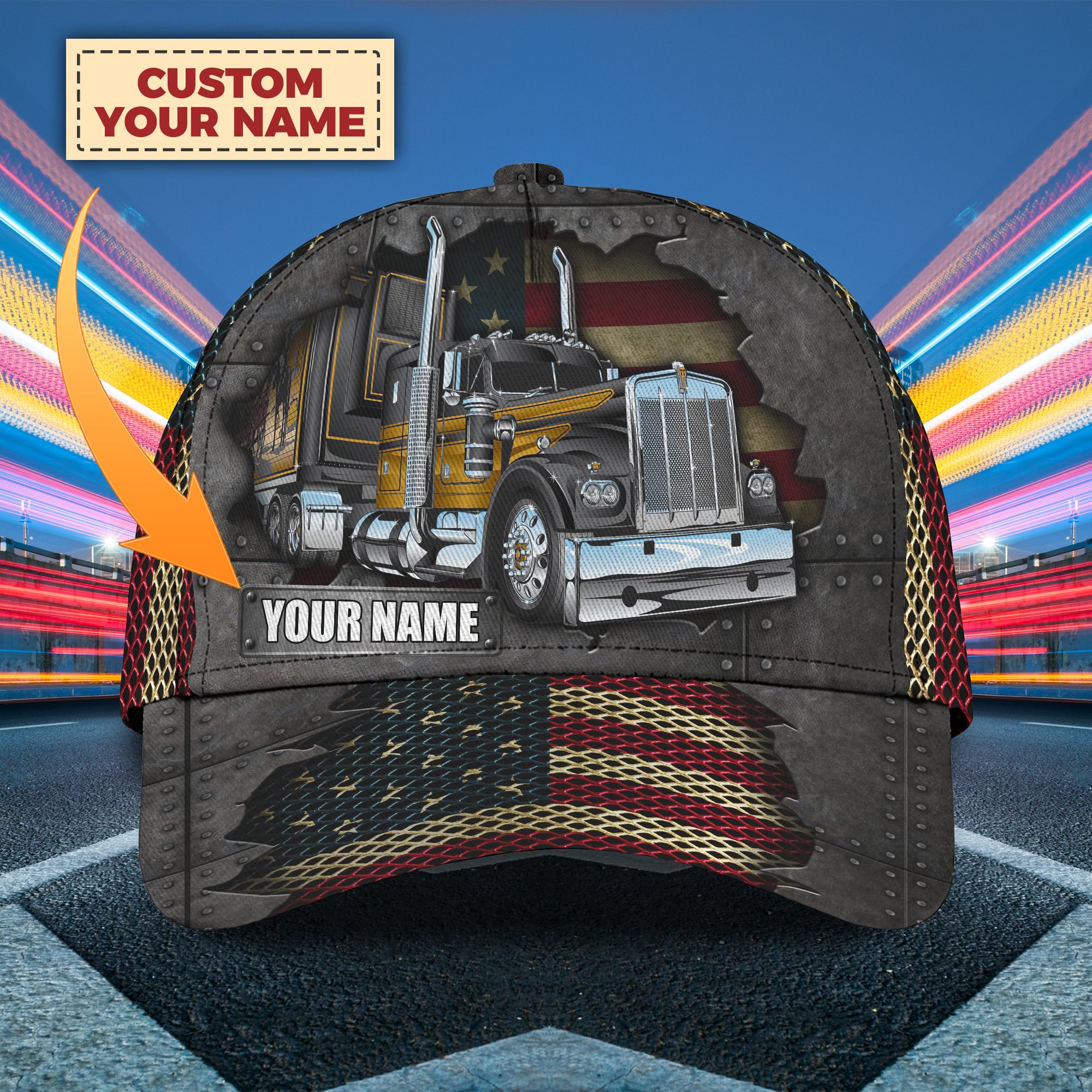Trucker 001 - Personalized Name Cap - Pth98