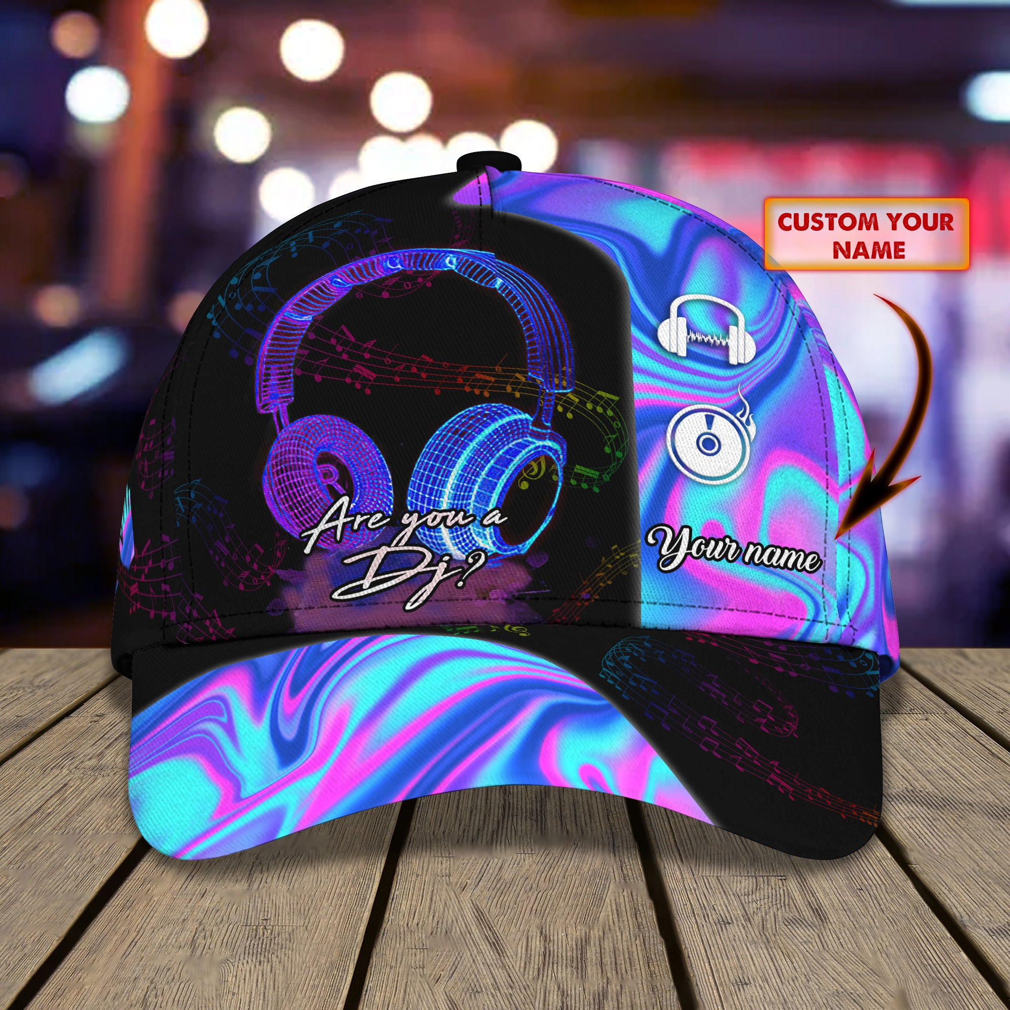 Dj 01 - Personalized Name Cap