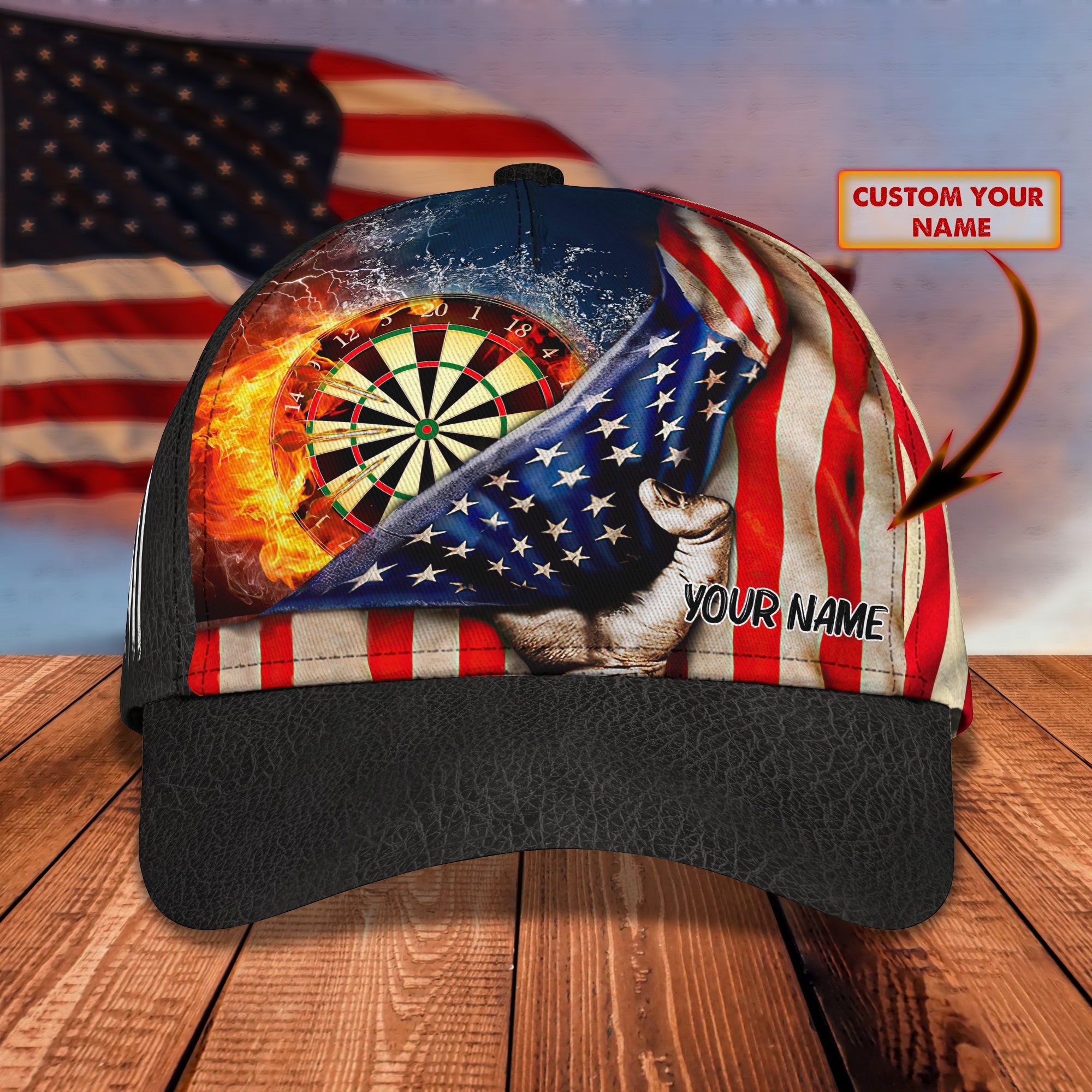 Darts - Personalized Name Cap 45 - Tad