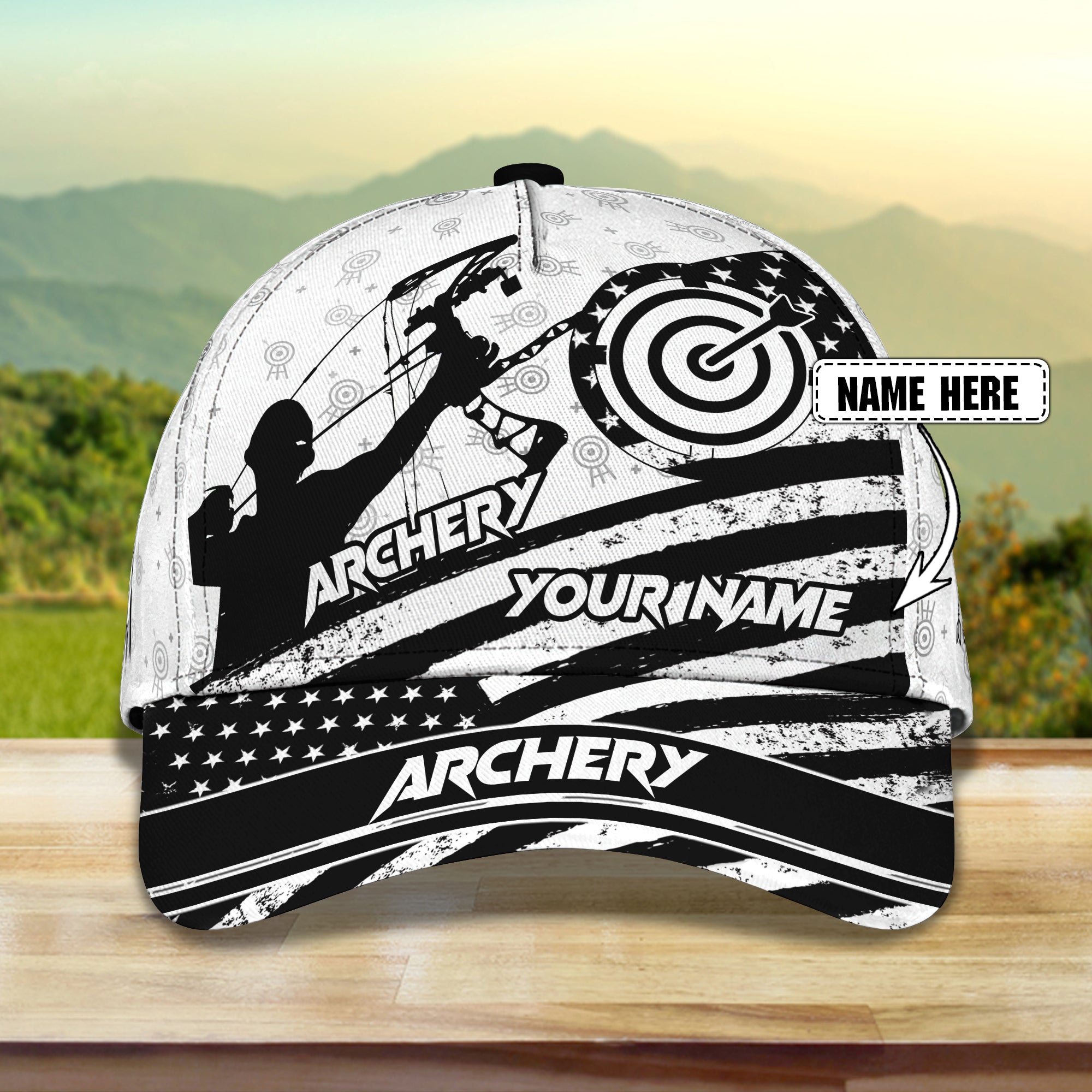 Archery A - Personalized Name Cap - TD96